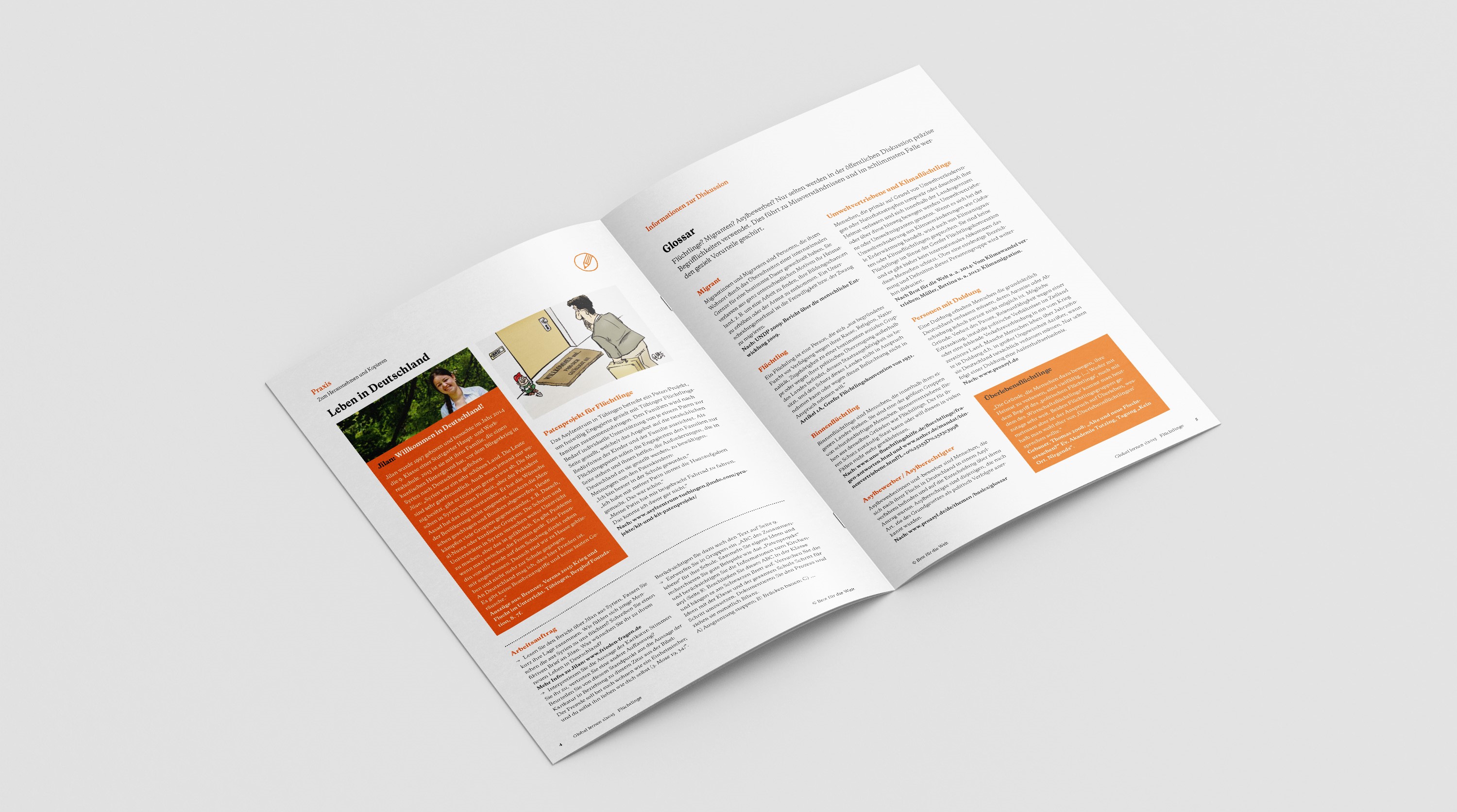 Global lernen: Flüchtlinge