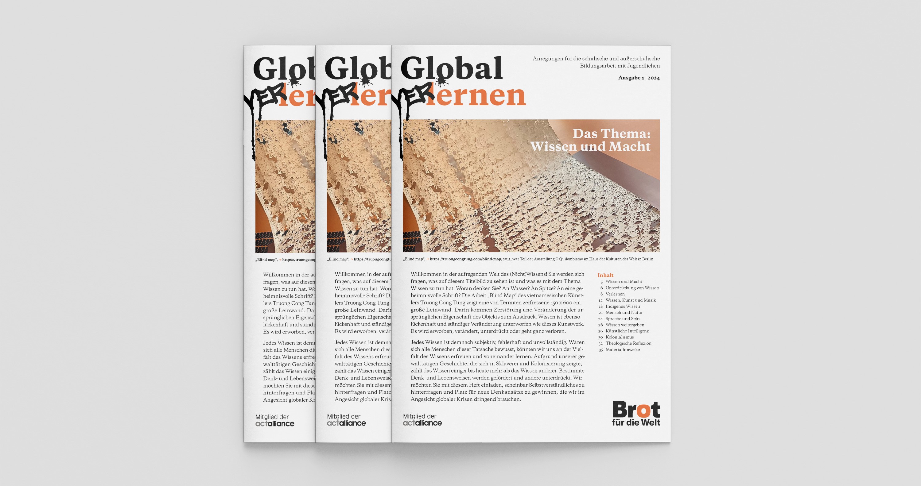 Global lernen Wissen und Macht