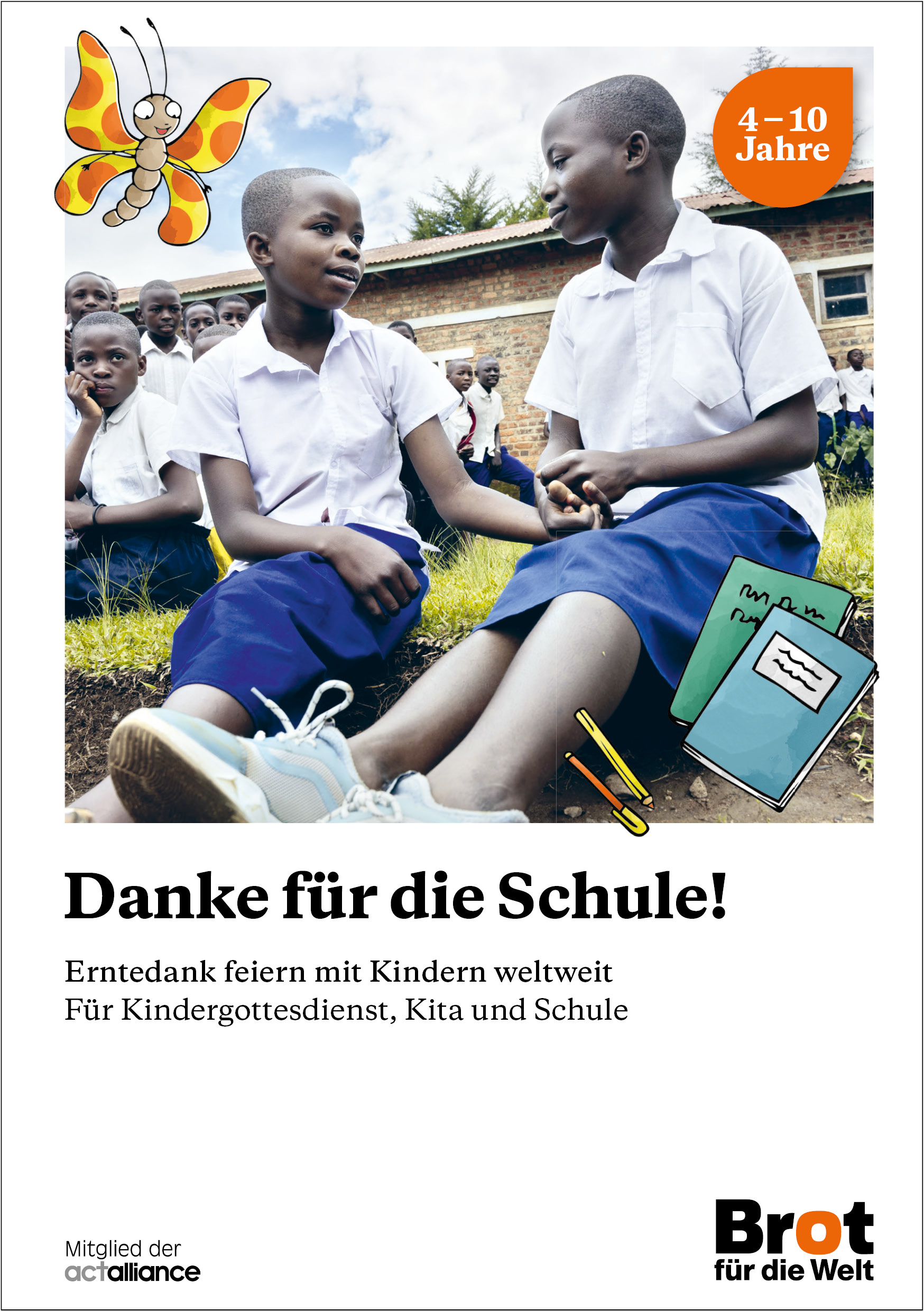 Faltblatt „Danke für die Schule“ 