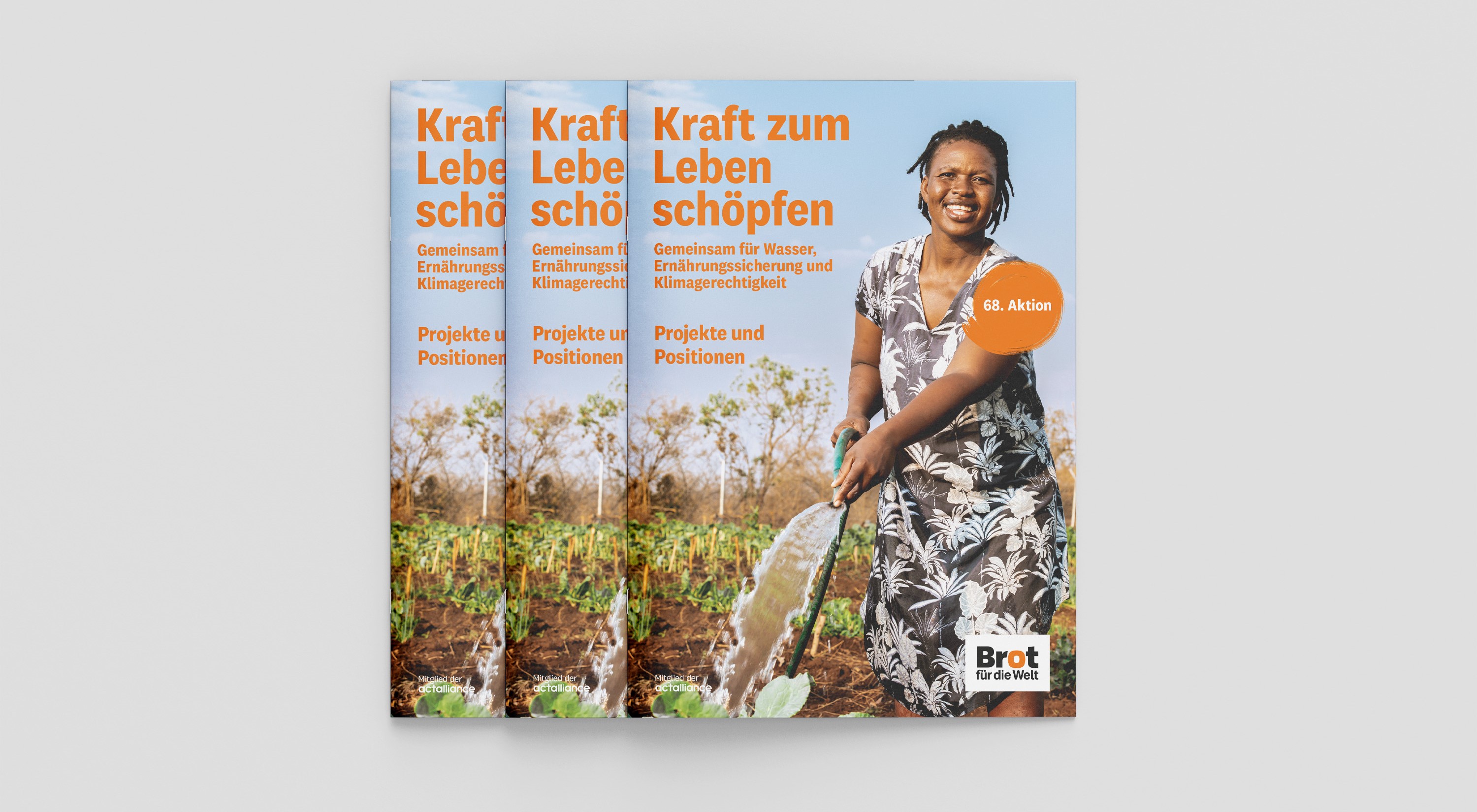 Heft Projekte und Positionen „Kraft zum Leben schöpfen“ zur 68. Aktion (DIN A4)