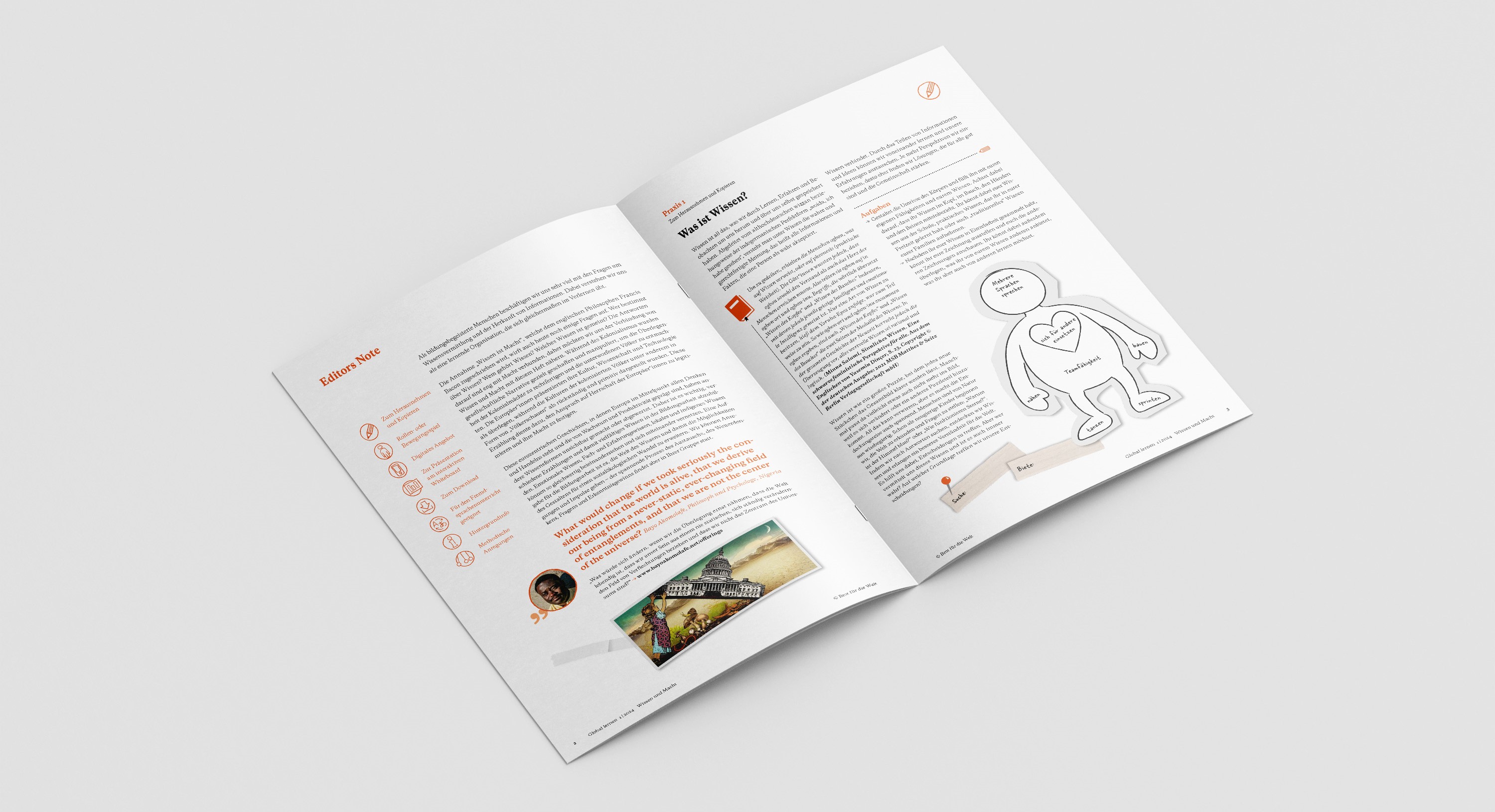 Global lernen Wissen und Macht