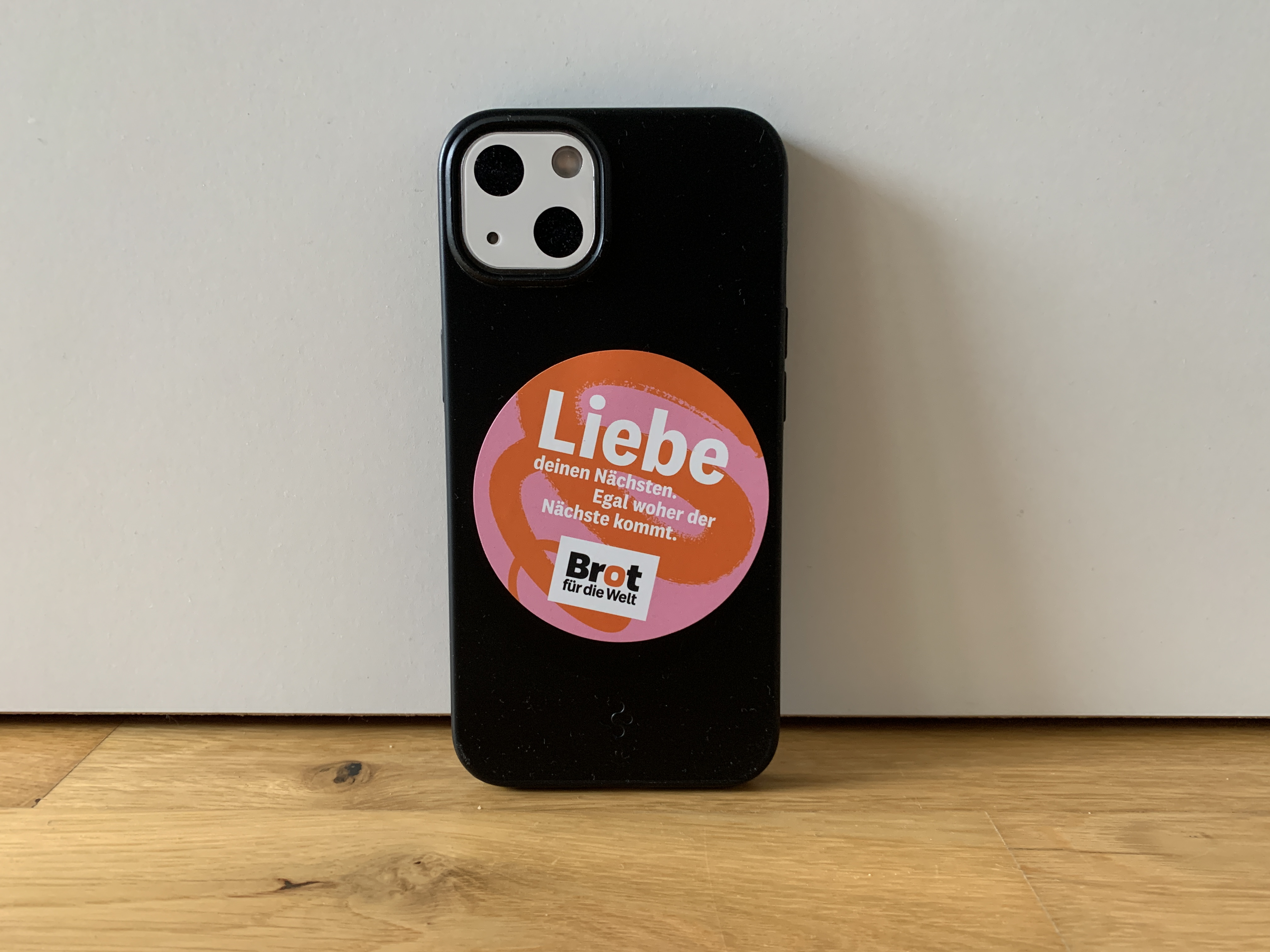50er Pack Aufkleber „Liebe deinen Nächsten. Egal woher der Nächste kommt.“