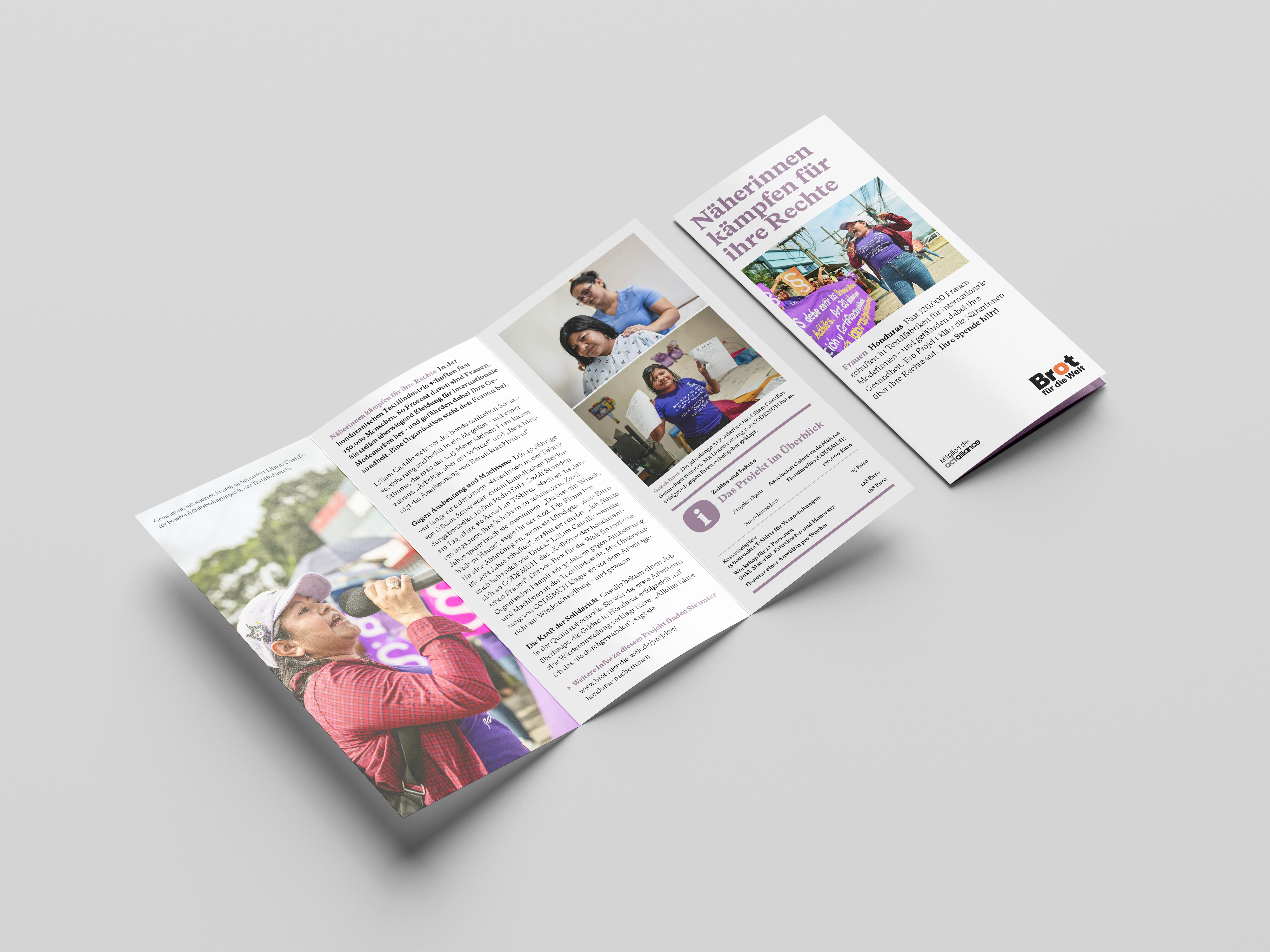 Honduras: Näherinnen kämpfen für ihre Rechte (Faltblatt Frauen)