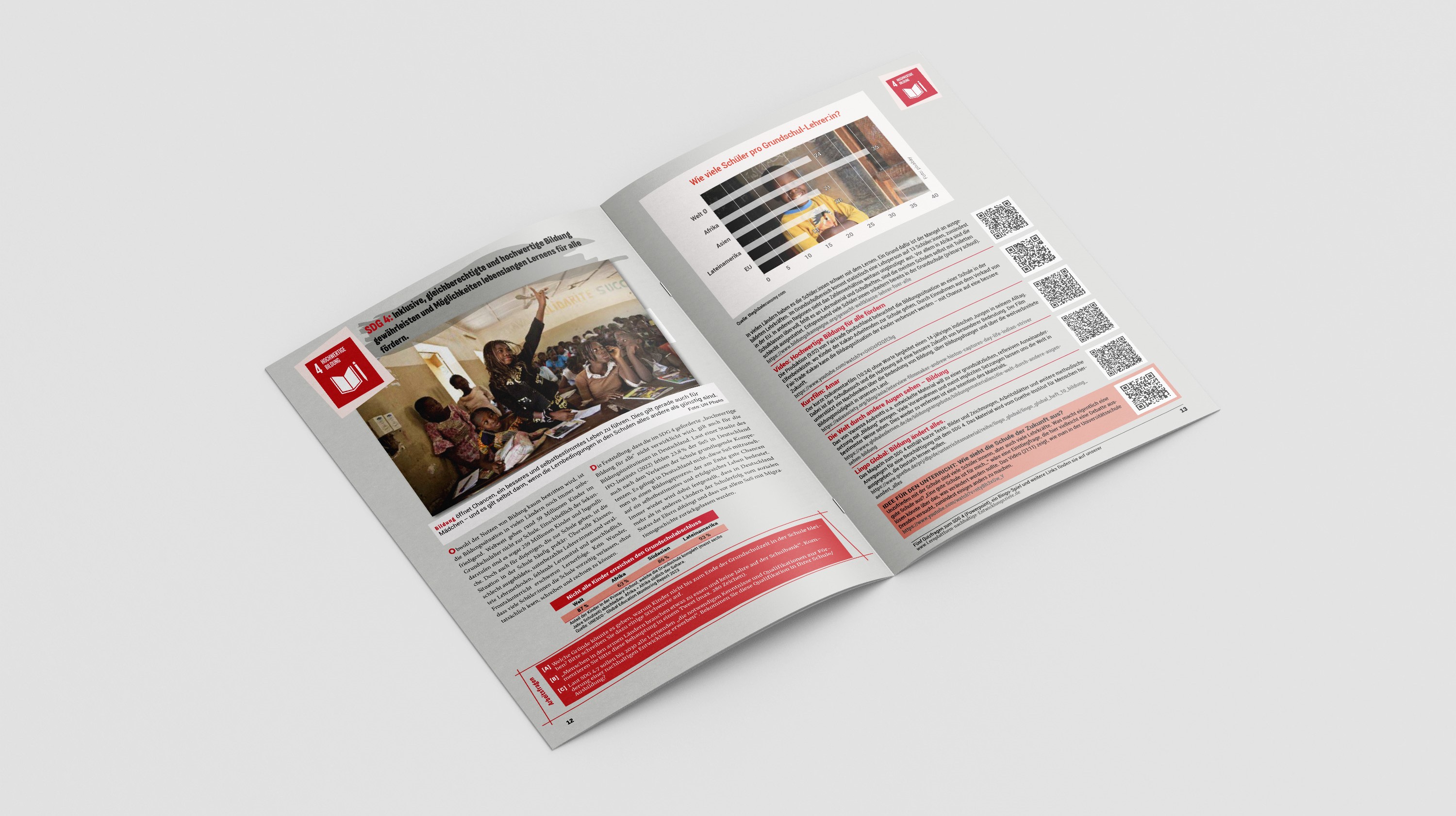 Bildungsmaterial Unterwegs zu den 17 Zielen – SDG (Sustainable Development Goals)