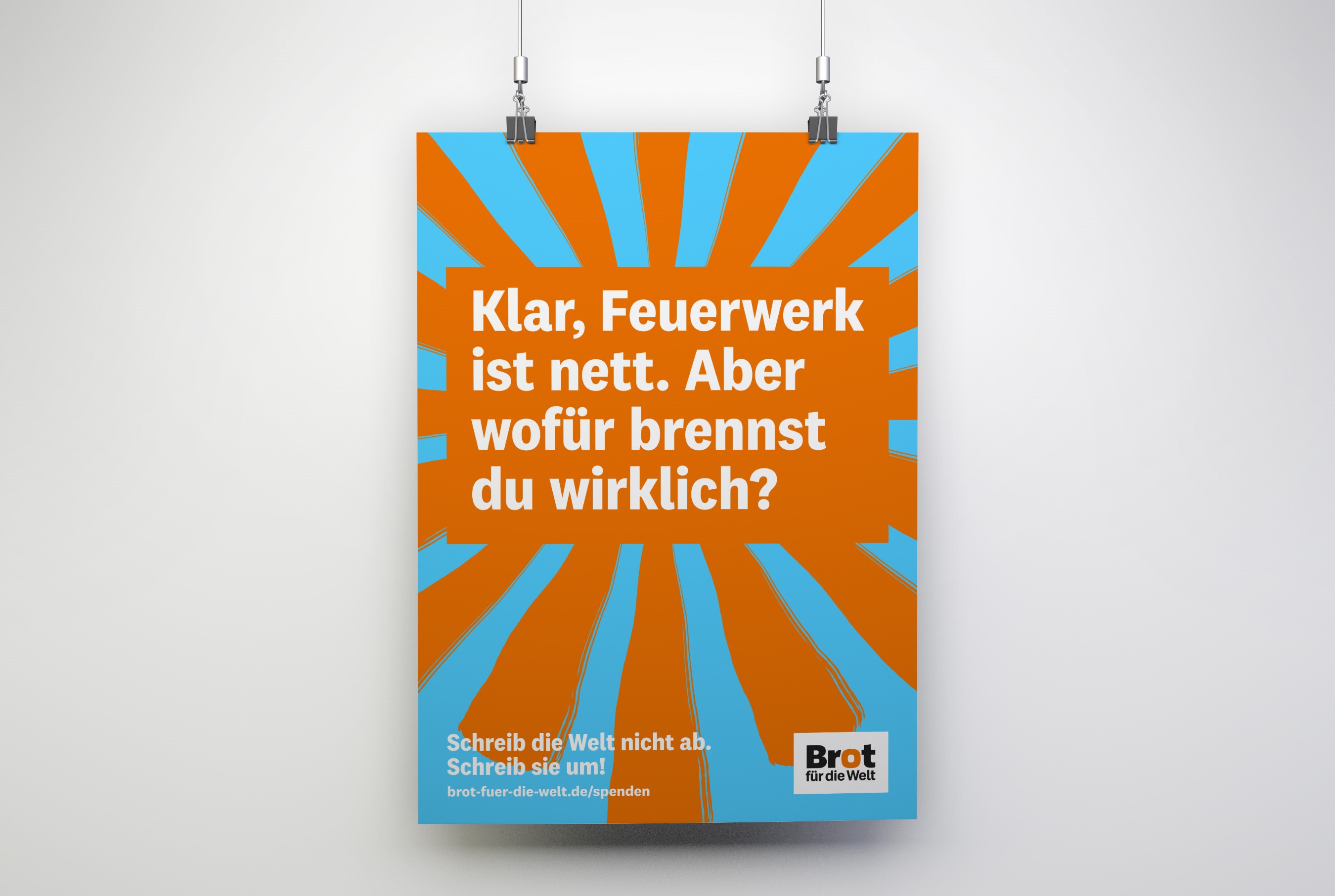 Plakat Feuerwerk