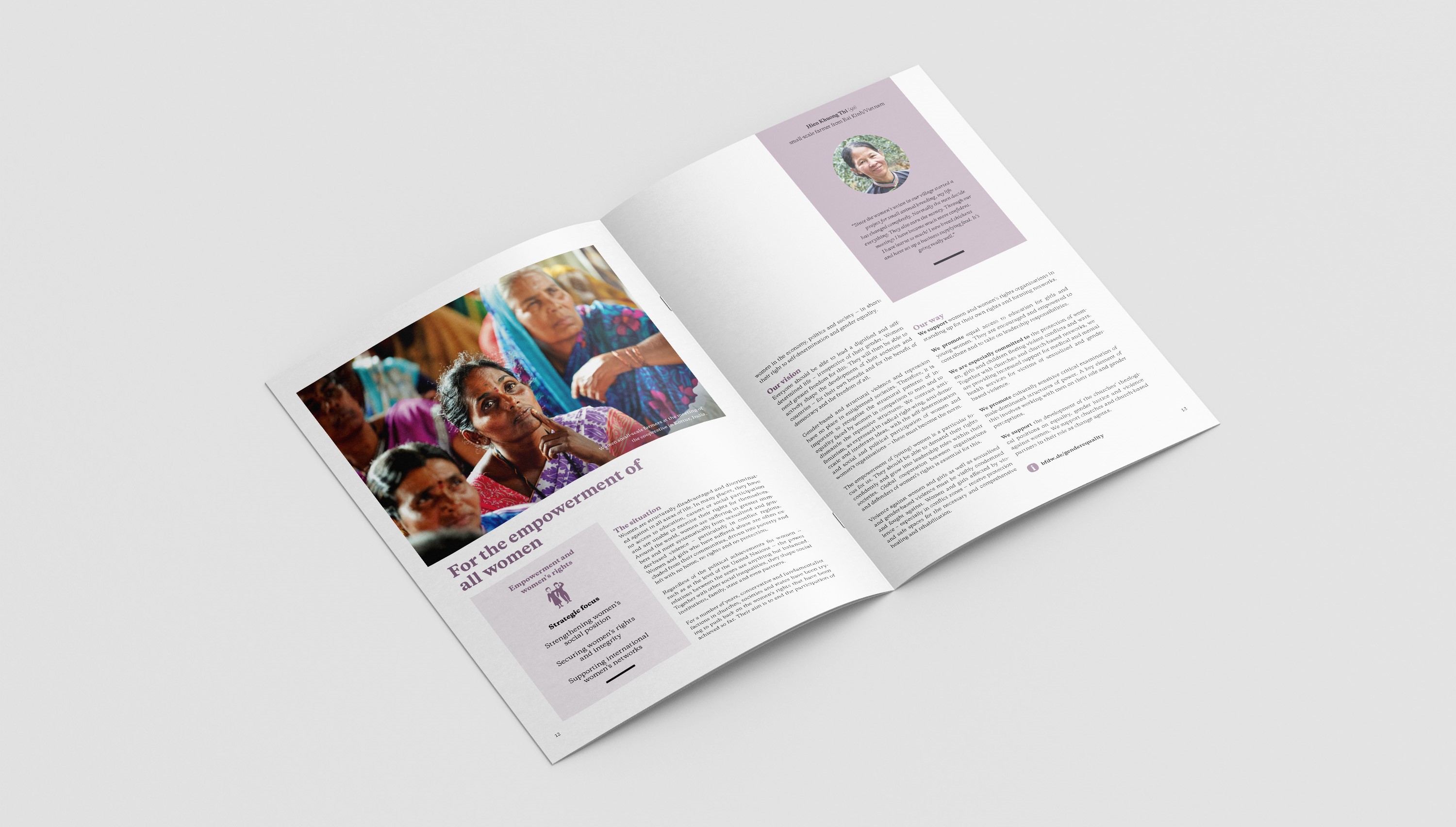 For a life of dignity – Strategy 2021+ (Strategiebroschüre Englisch)