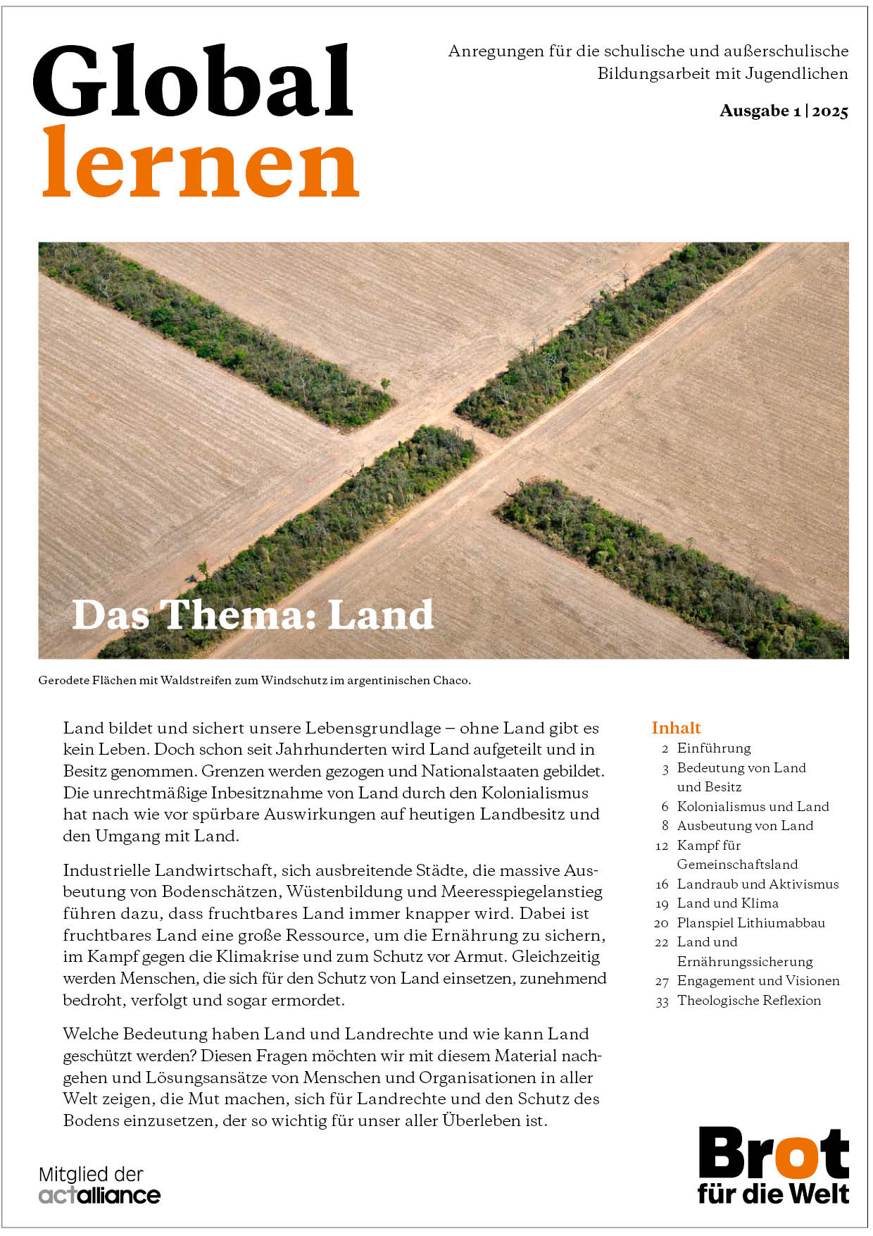 Global lernen Land