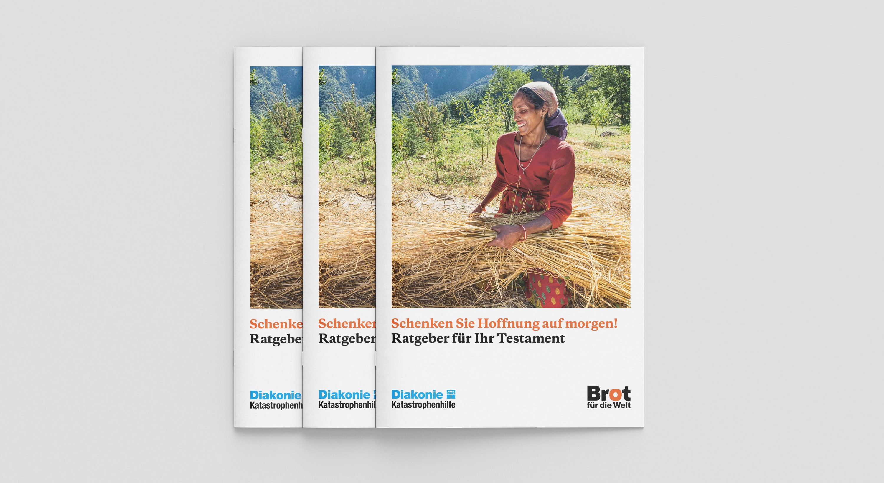 Schenken Sie Hoffnung auf morgen - Ratgeber für Ihr Testament (für Personen ohne Kinder)