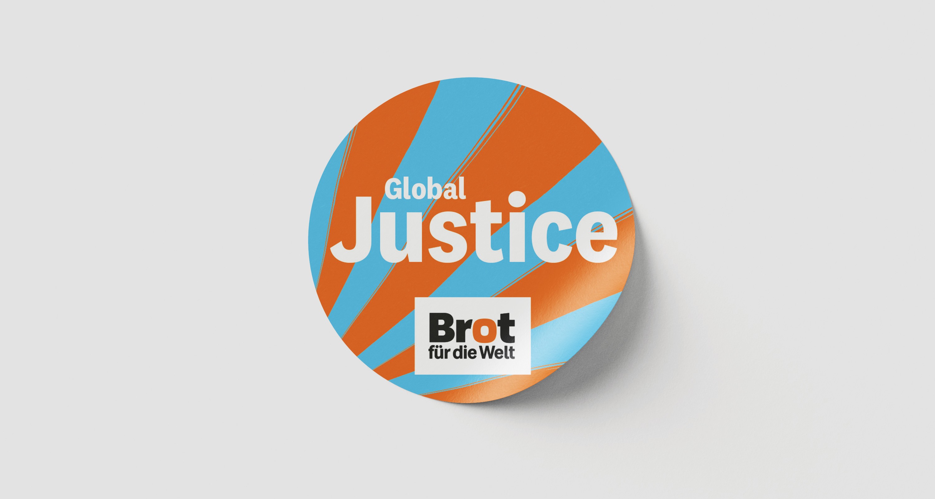 50er Pack Aufkleber „Global Justice“