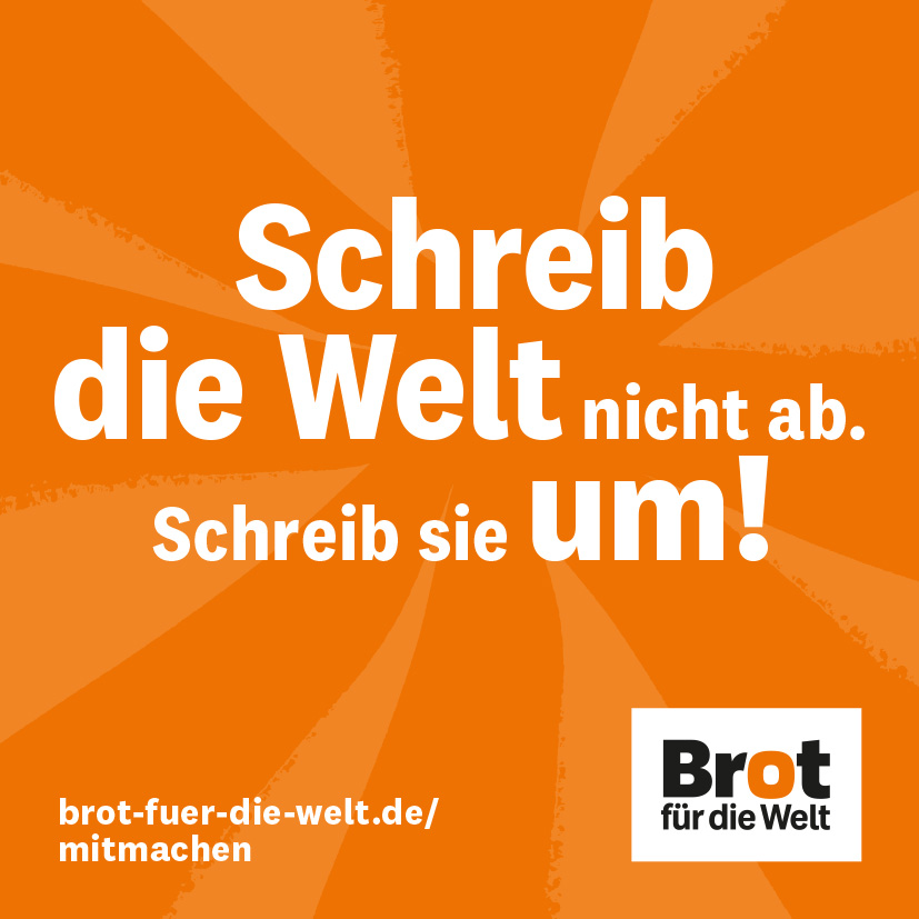 Magnet Schreib die Welt nicht ab. Schreib sie um!