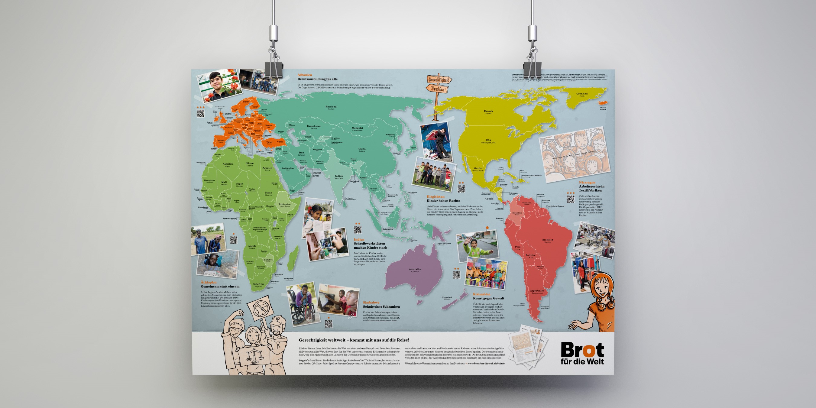 Weltkarte Soziale Gerechtigkeit