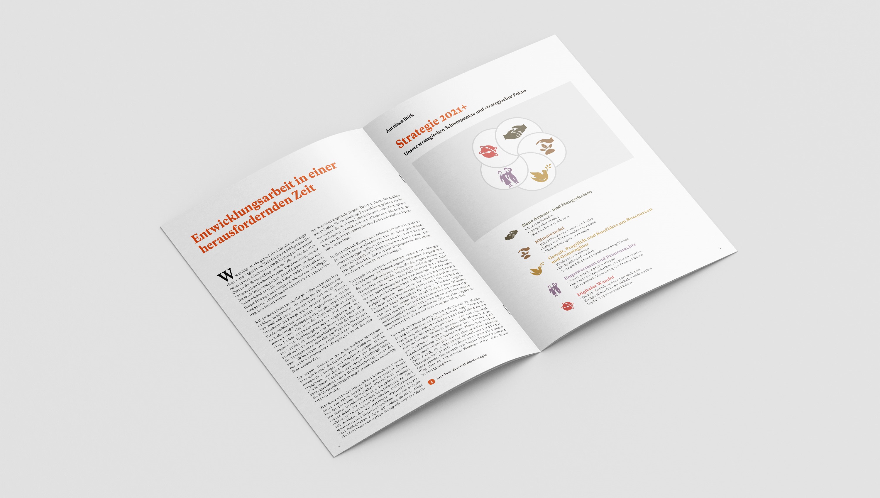 Broschüre: Für ein Leben in Würde – Strategie 2021+ 