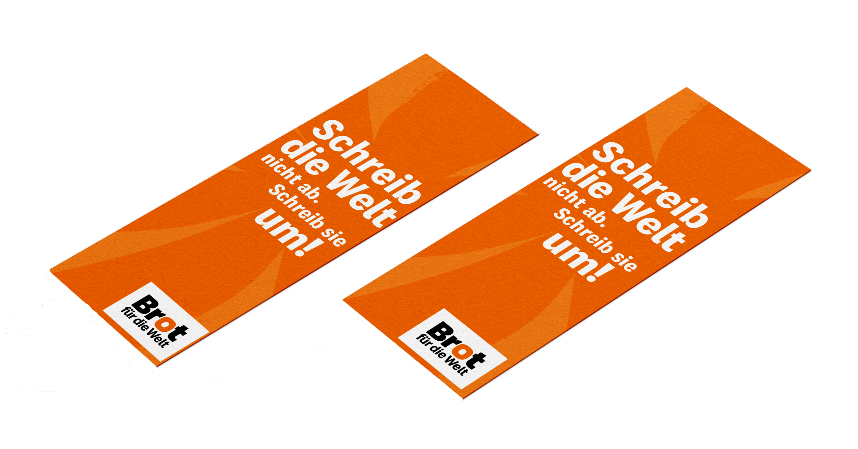 Lesezeichen Schreib die Welt nicht ab. Schreib sie um!