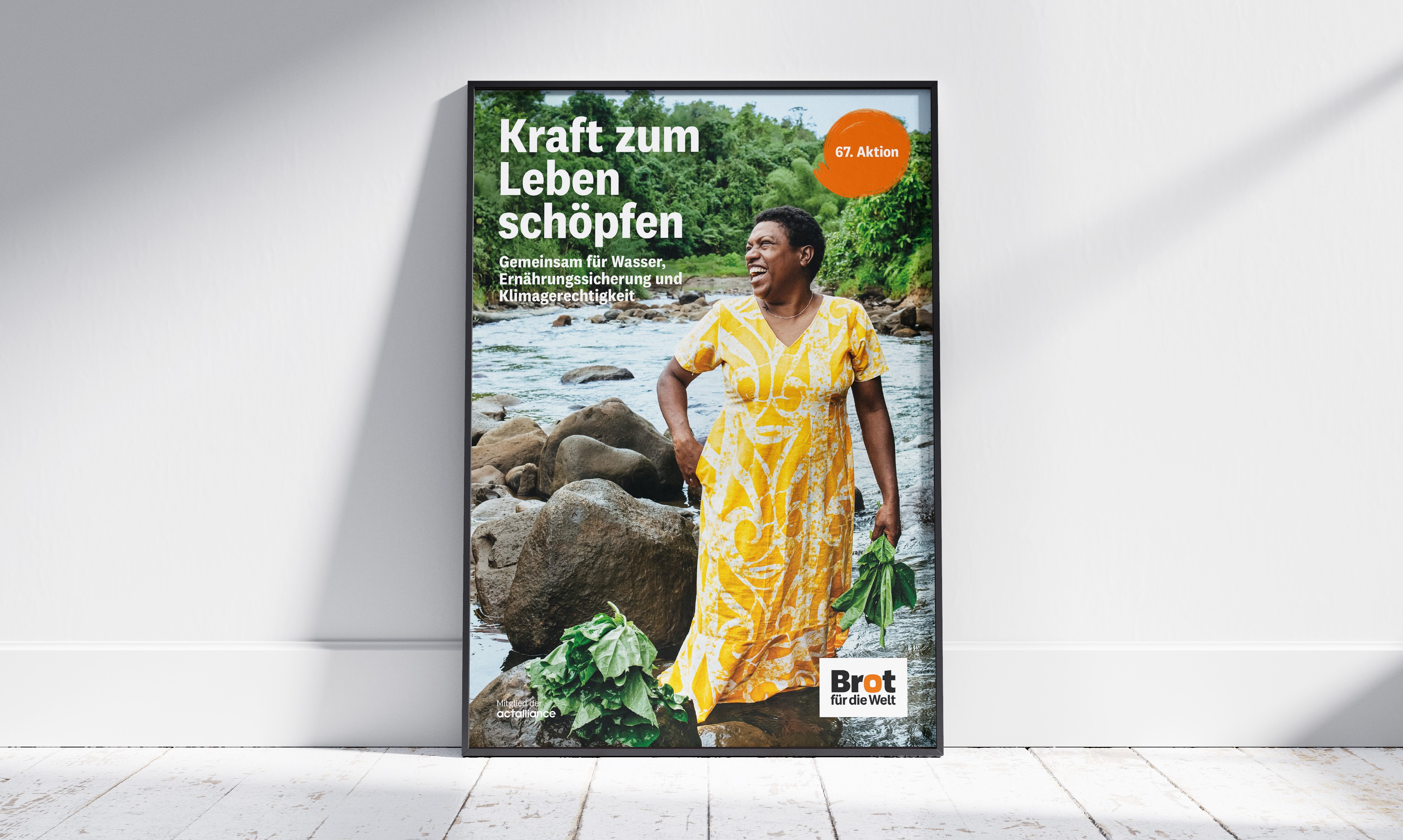 Plakat Foto „Kraft zum Leben schöpfen“ zur 67. Aktion