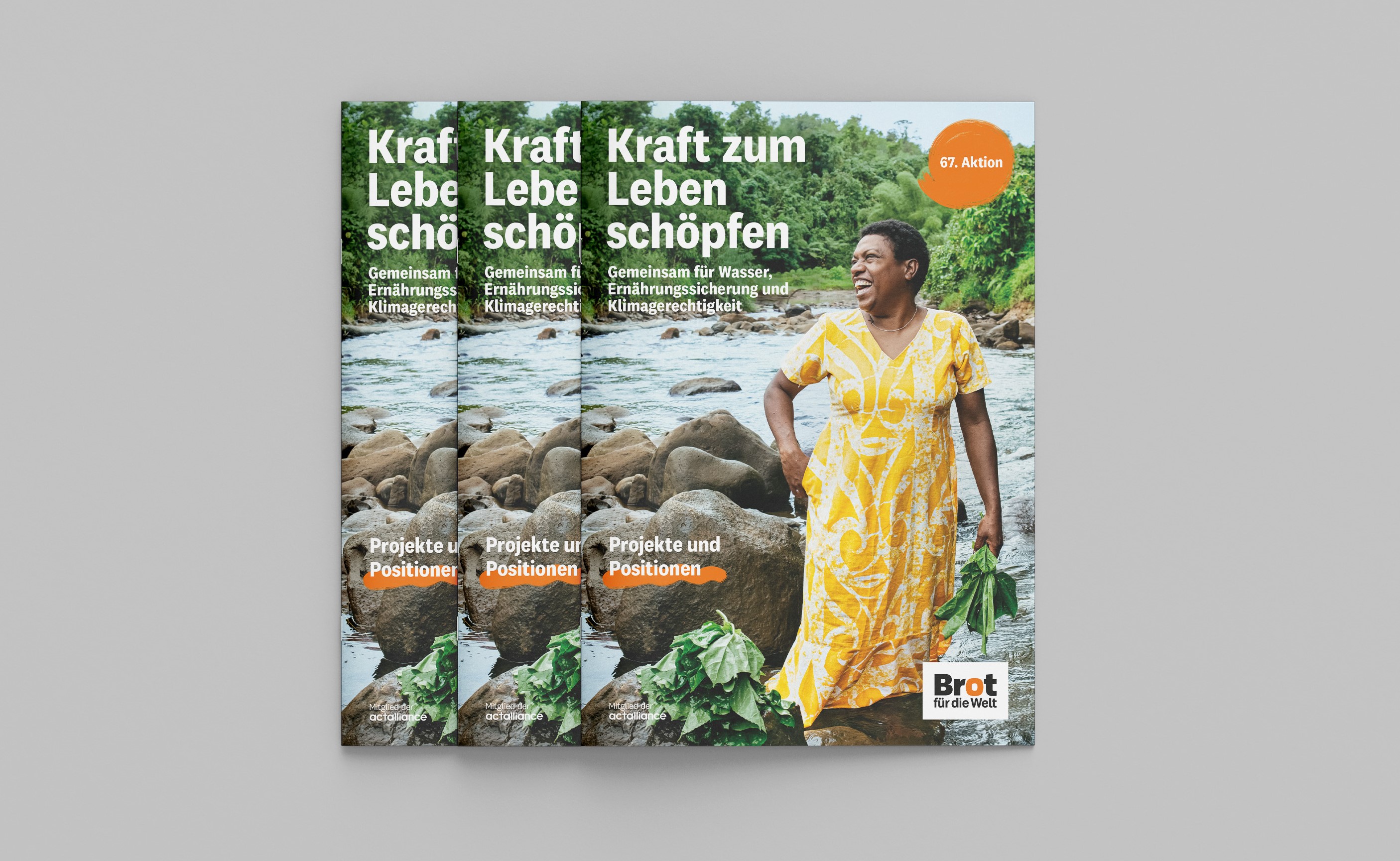 Heft Projekte und Positionen „Kraft zum Leben schöpfen“ zur 67. Aktion (DIN A4)