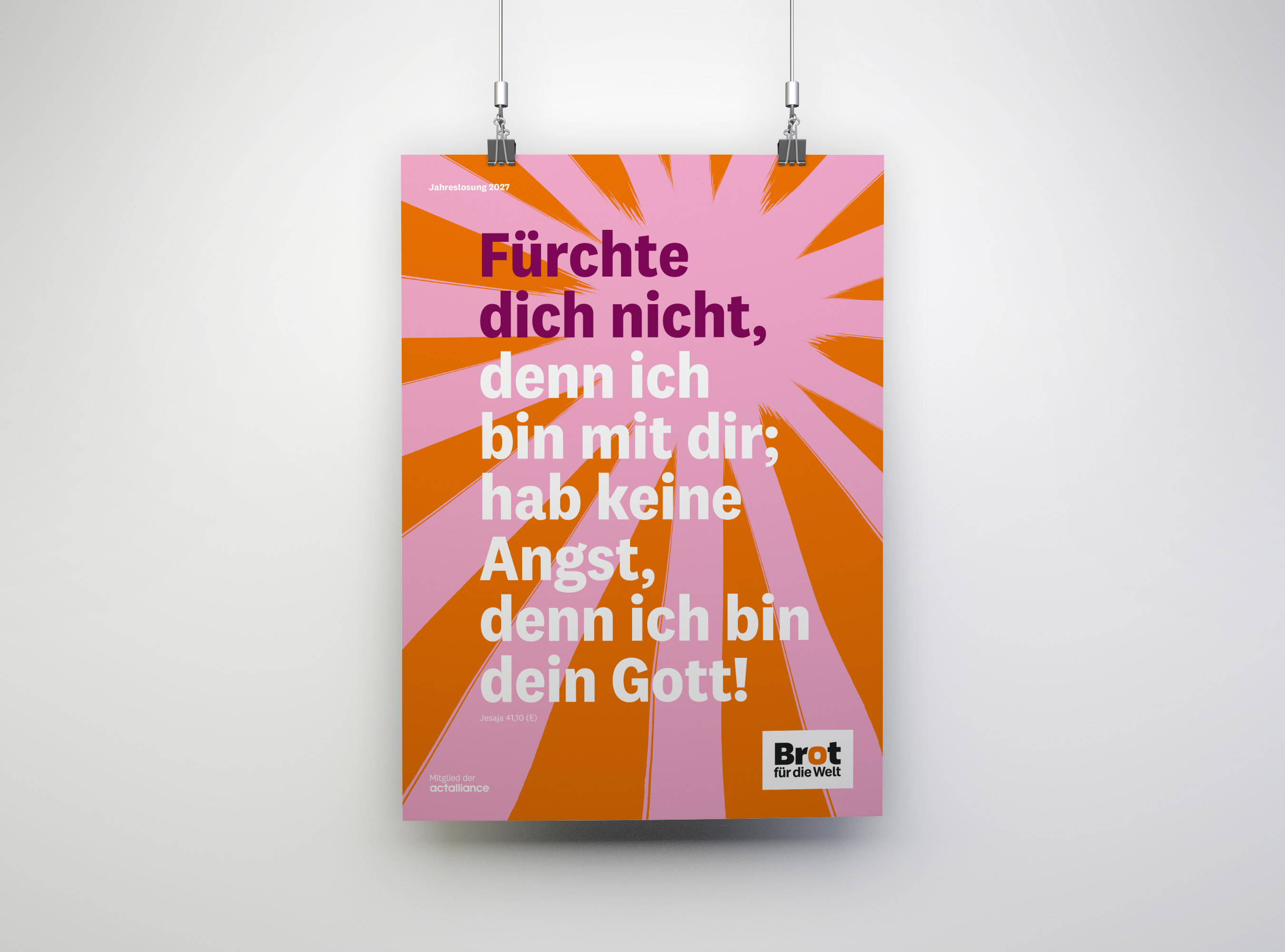Plakat Jahreslosung 2027 DIN A3
