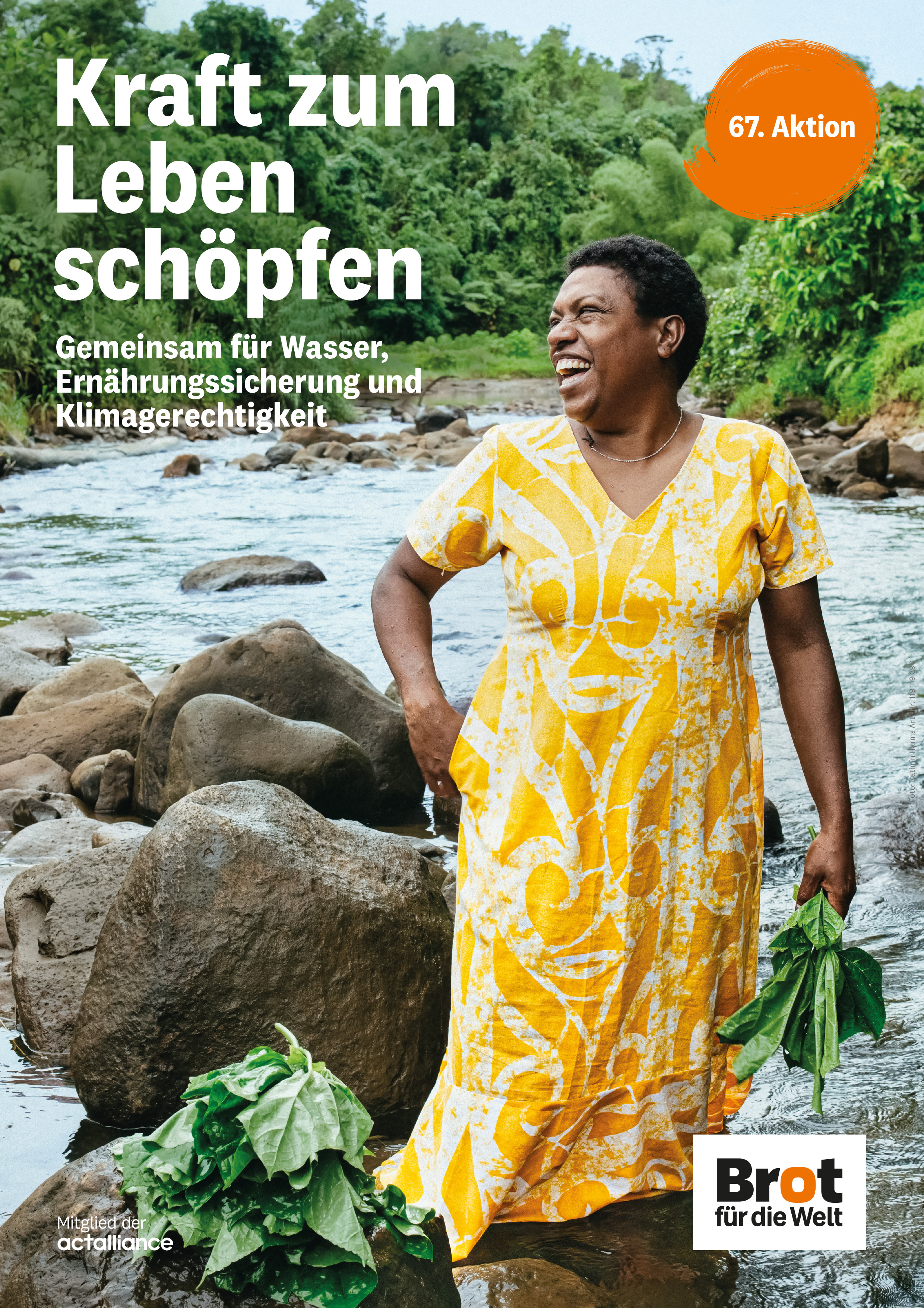 Plakat Foto „Kraft zum Leben schöpfen“ zur 67. Aktion