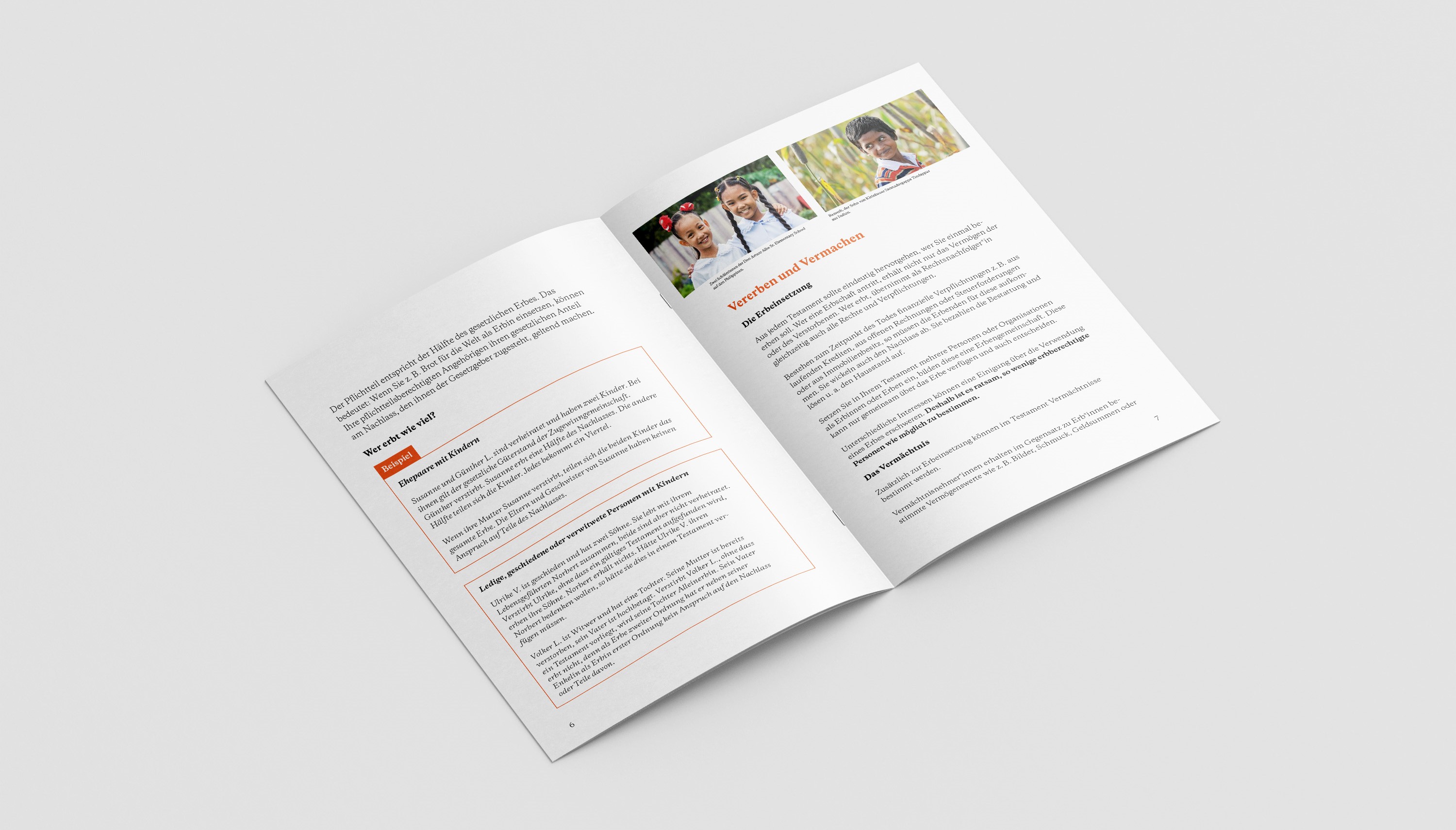 Schenken Sie Hoffnung auf morgen - Ratgeber für Ihr Testament (für Personen mit Kindern)