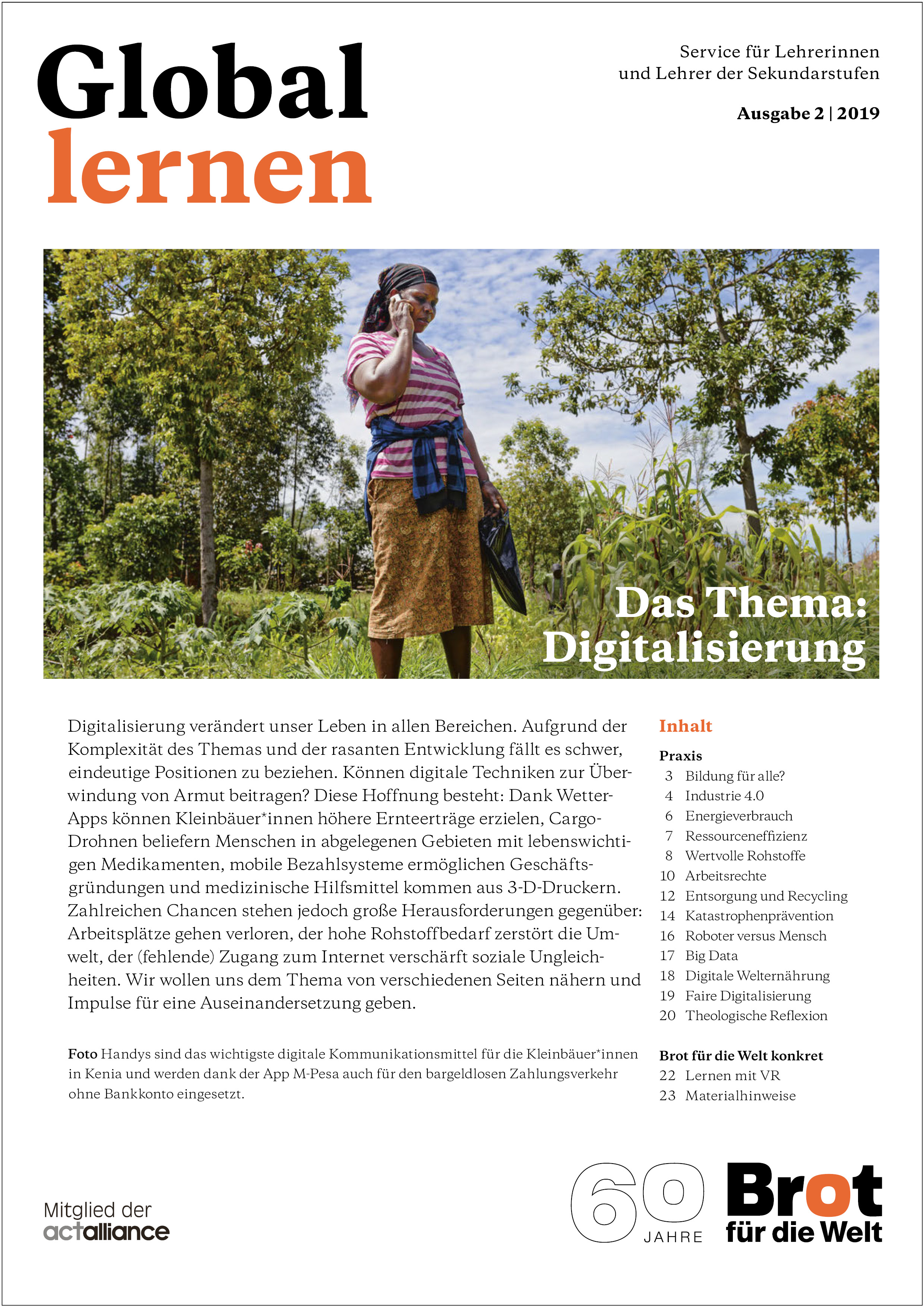 Global lernen: Digitalisierung