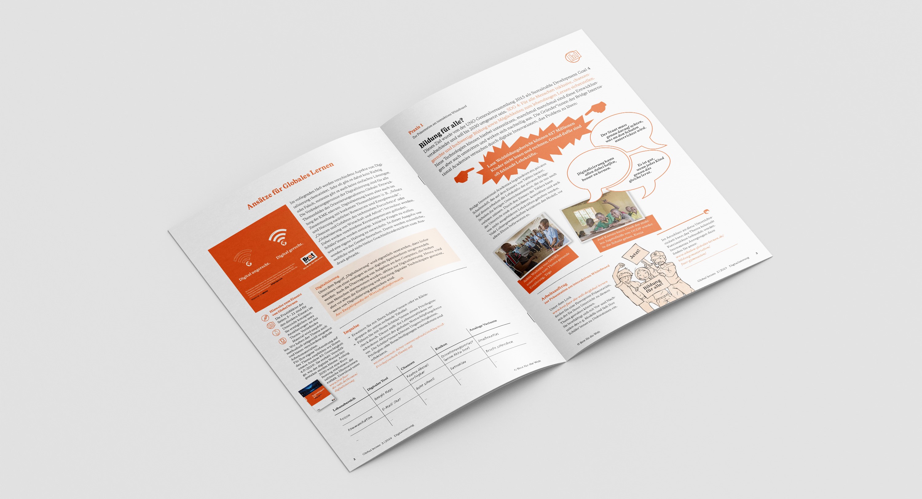 Global lernen: Digitalisierung