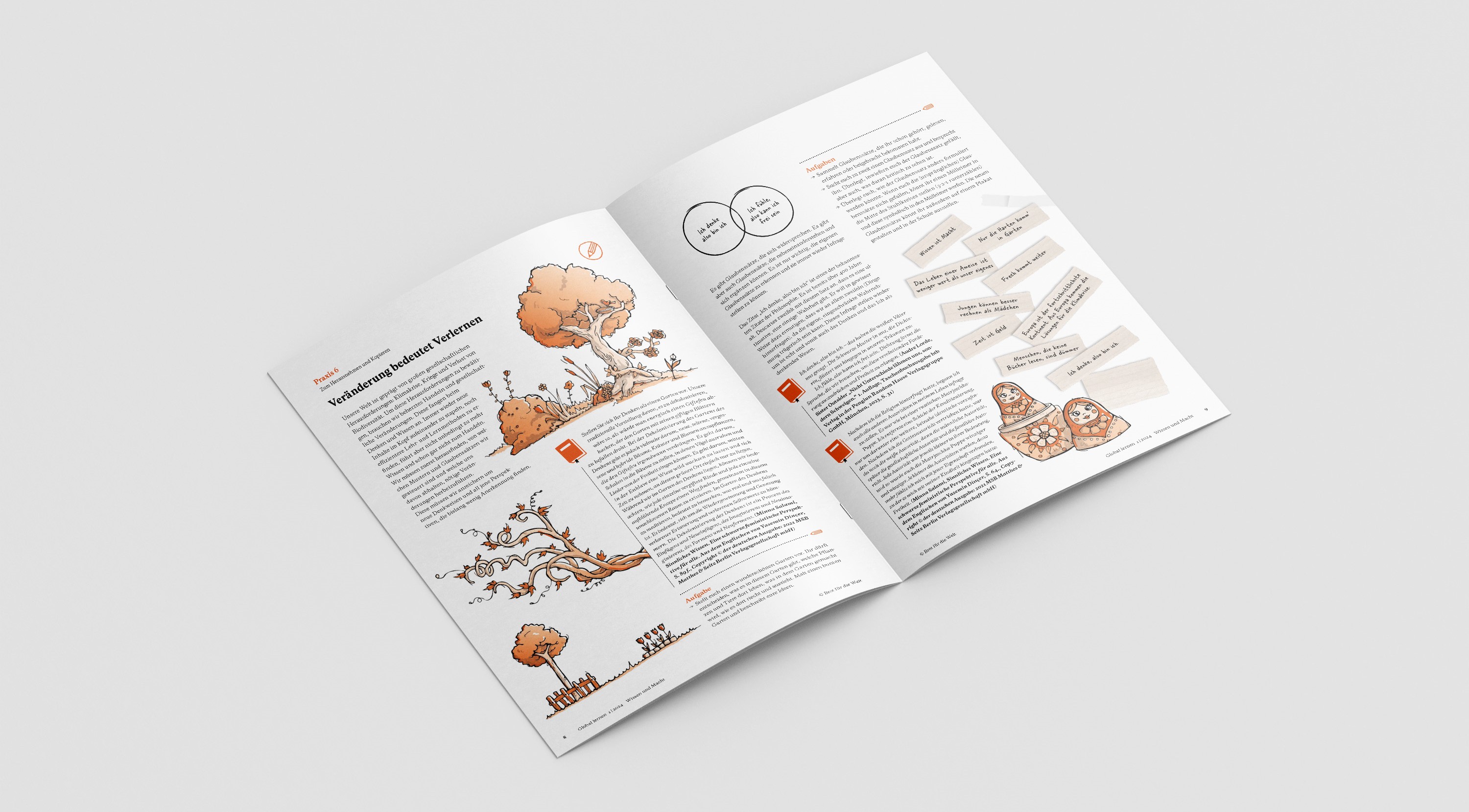 Global lernen Wissen und Macht