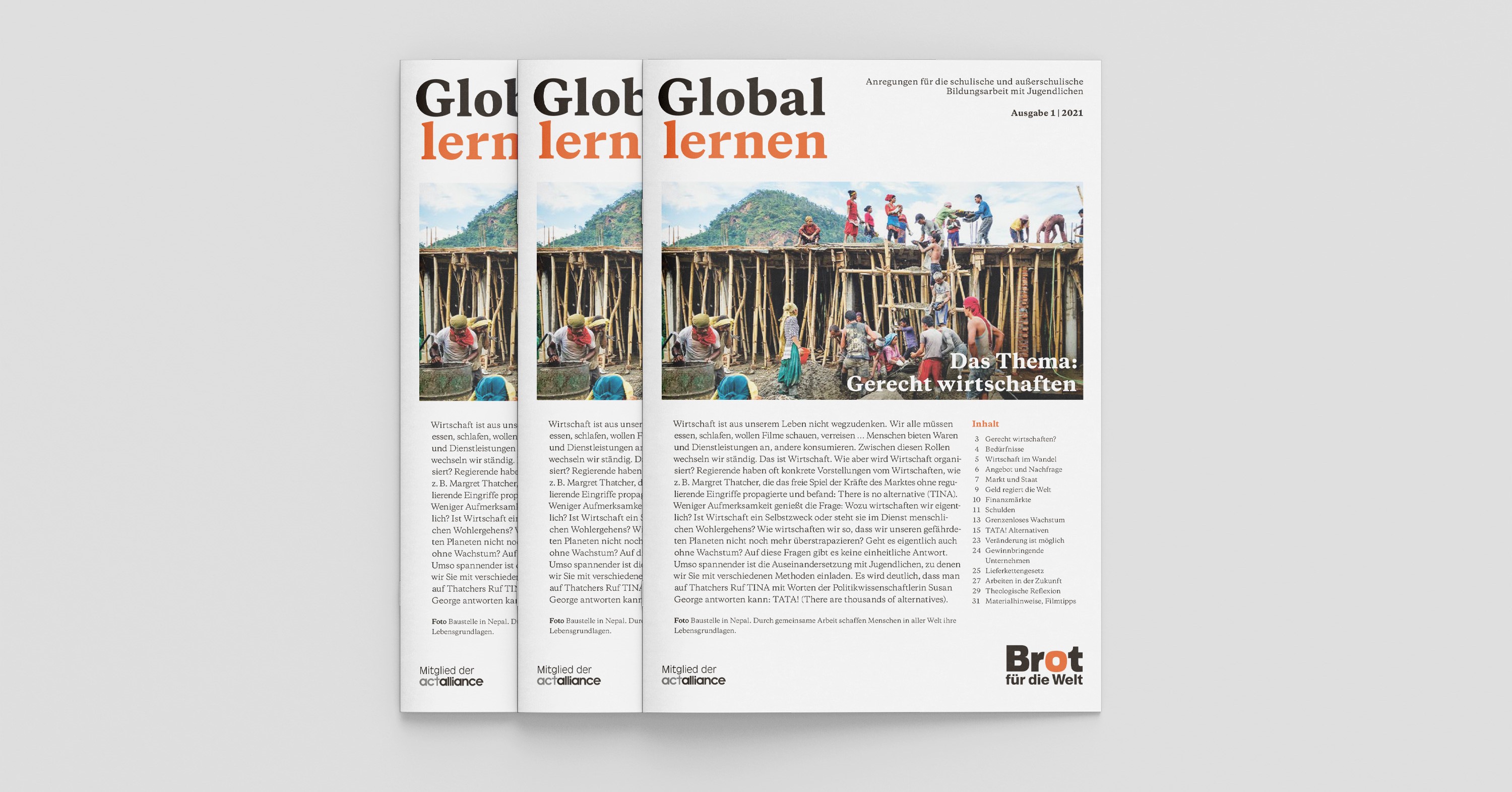 Global lernen: Gerecht wirtschaften 