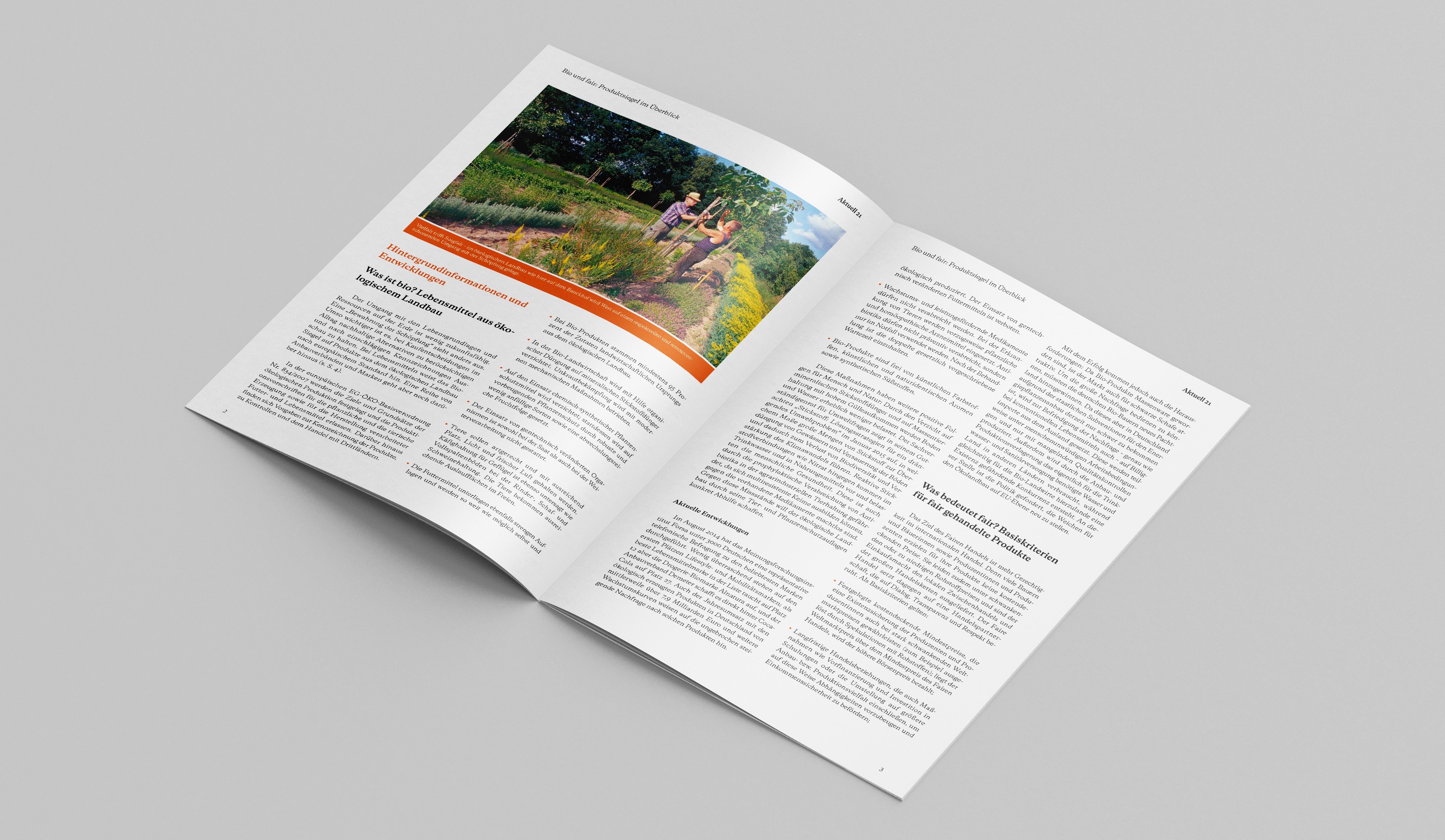 Aktuell 21: Bio und fair: Produktsiegel im Überblick