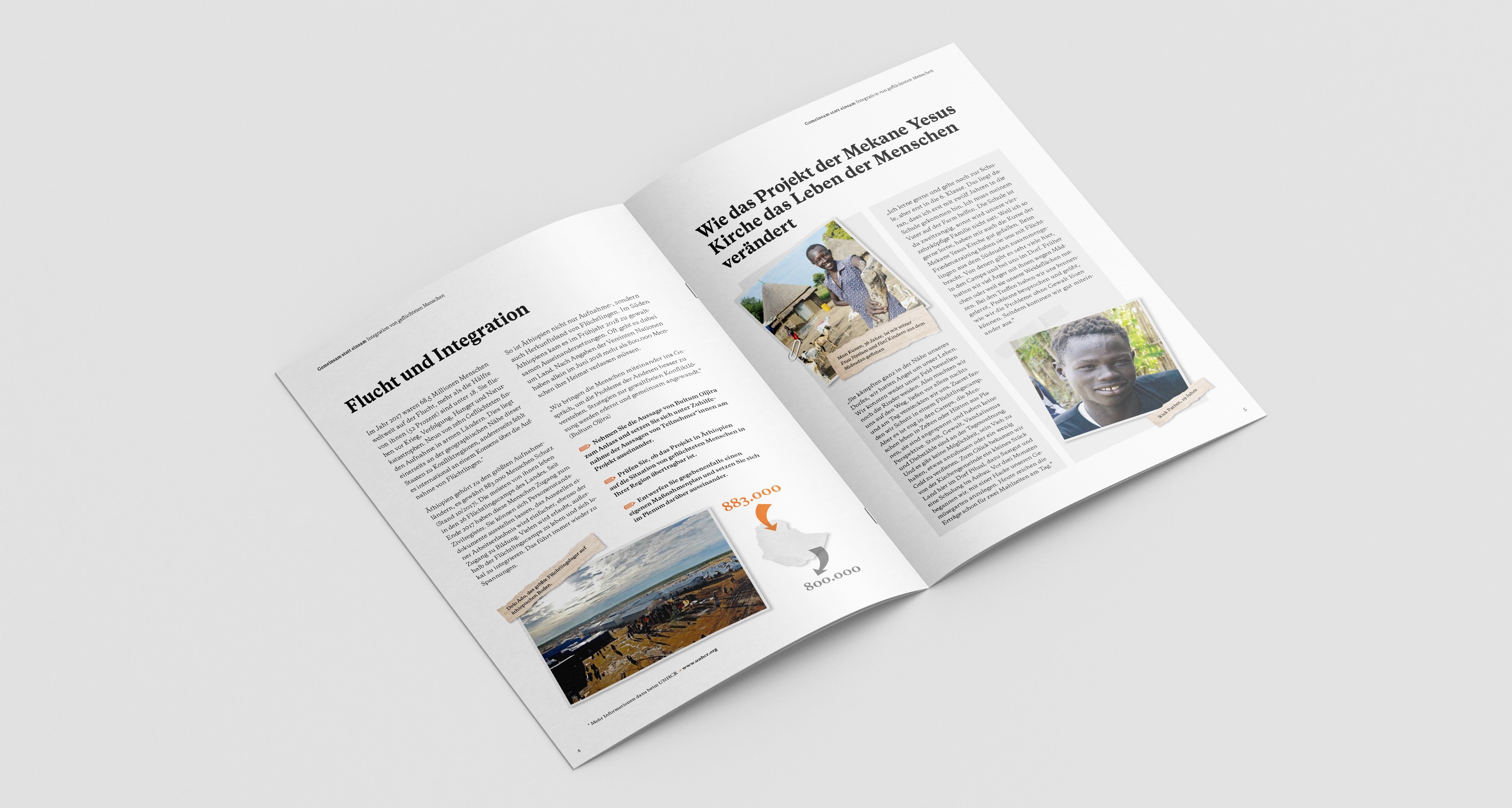 Bildungsmaterial zur Integration von Geflüchteten in Äthiopien