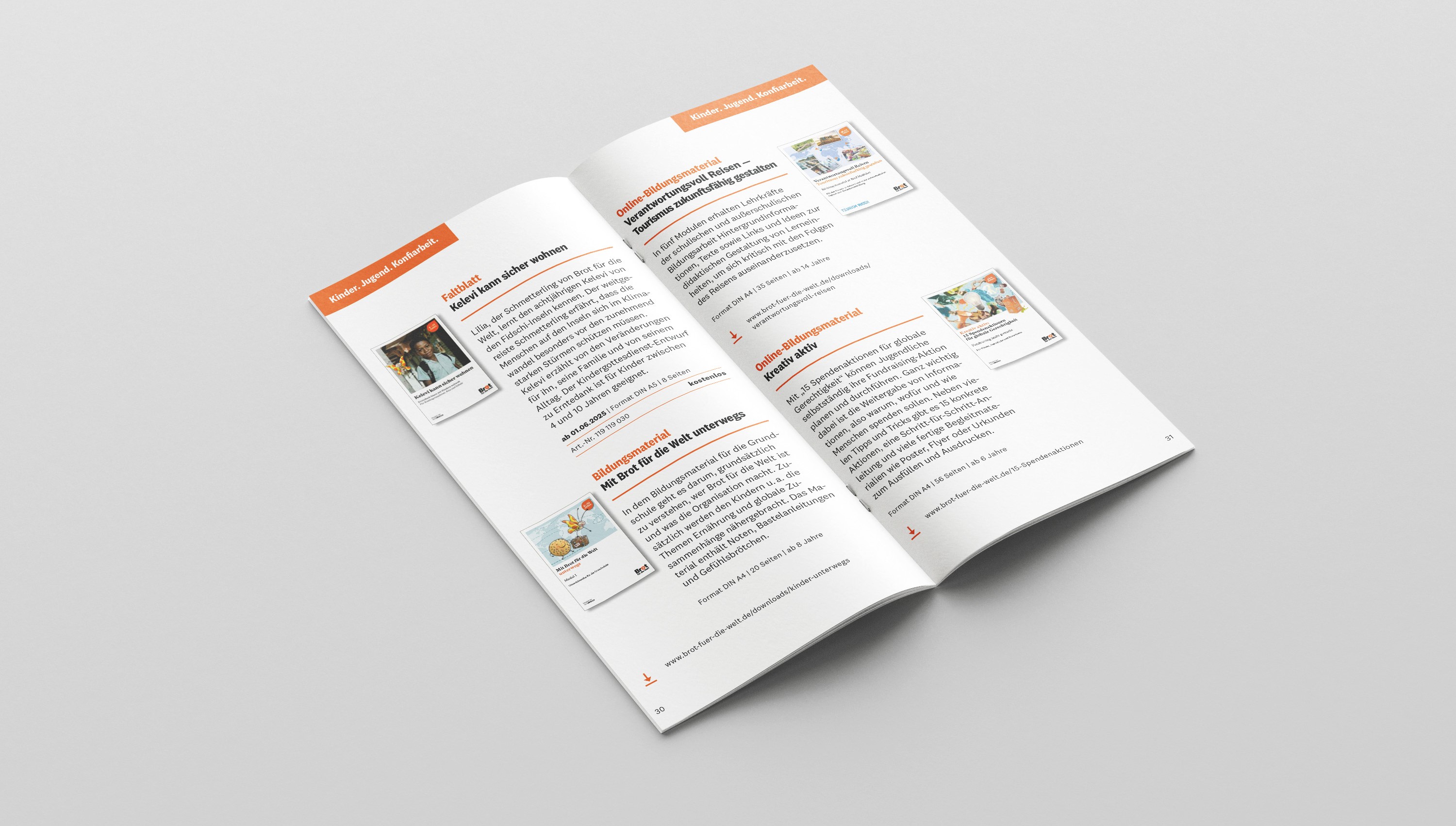 Katalog 2025-2026 zur 67. Aktion „Kraft zum Leben schöpfen“