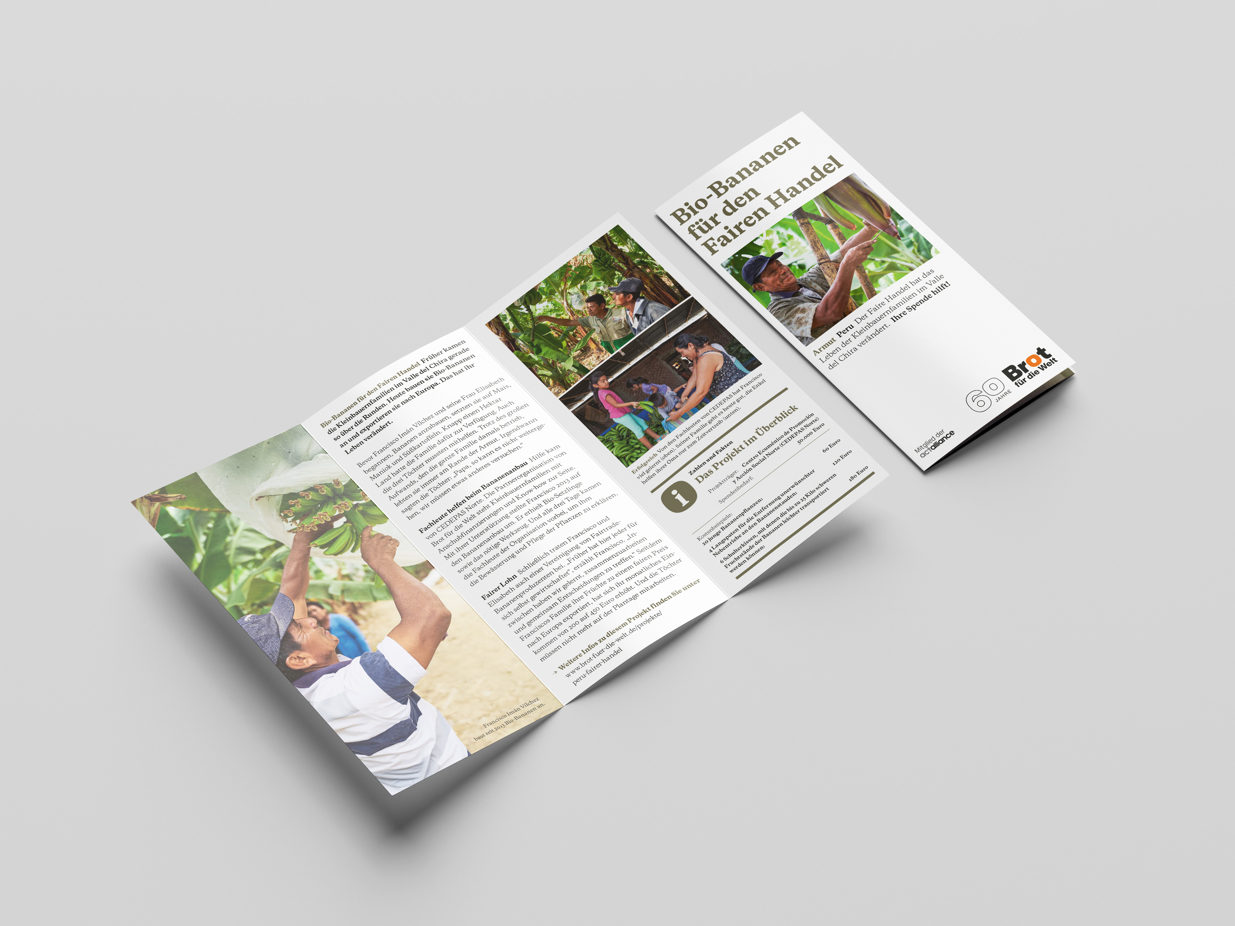 Peru: Bio-Bananen für den Fairen Handel (Faltblatt Armut)