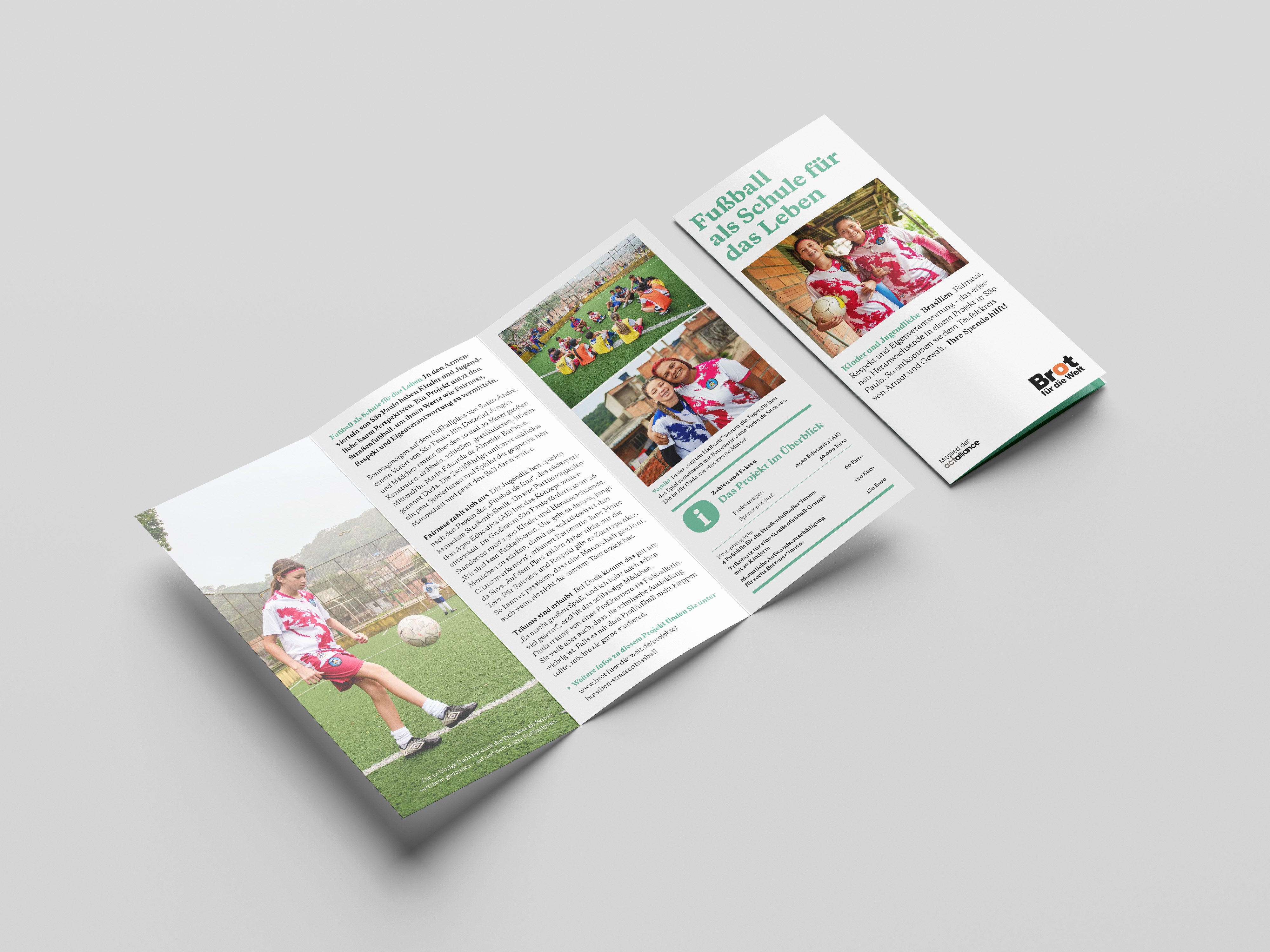 Brasilien: Fußball als Schule für das Leben (Faltblatt Kinder)