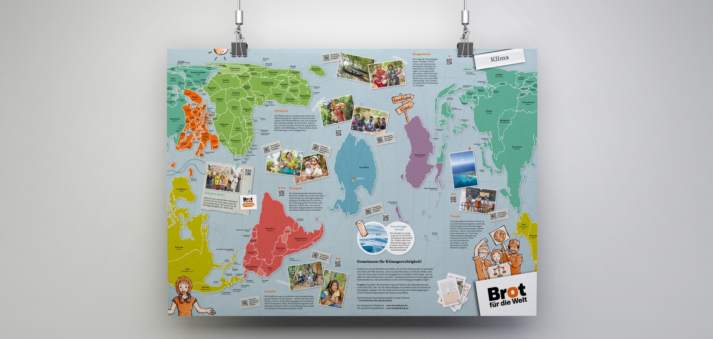 Weltkarte Klimagerechtigkeit	