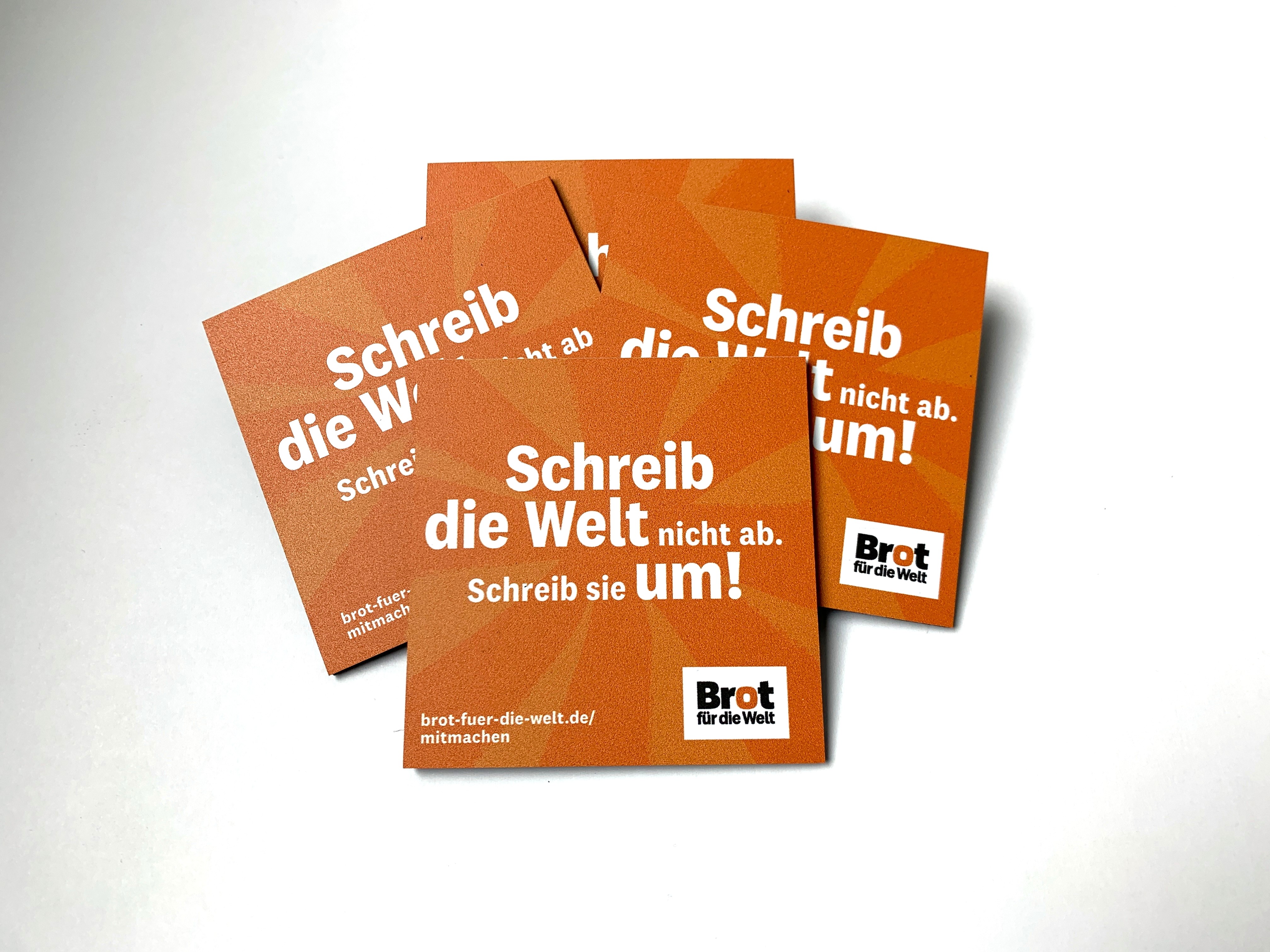 Magnet Schreib die Welt nicht ab. Schreib sie um!