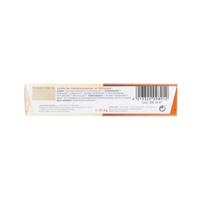 Bio Schokoriegel Double Milk Fairness