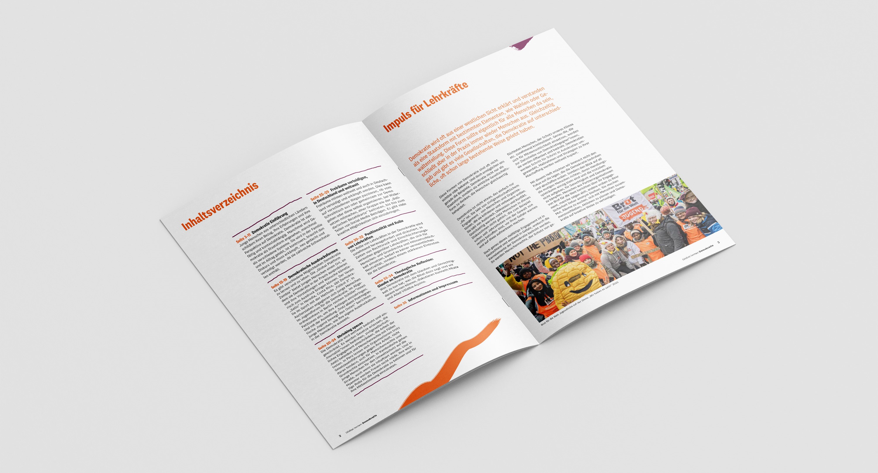 Global lernen Demokratie