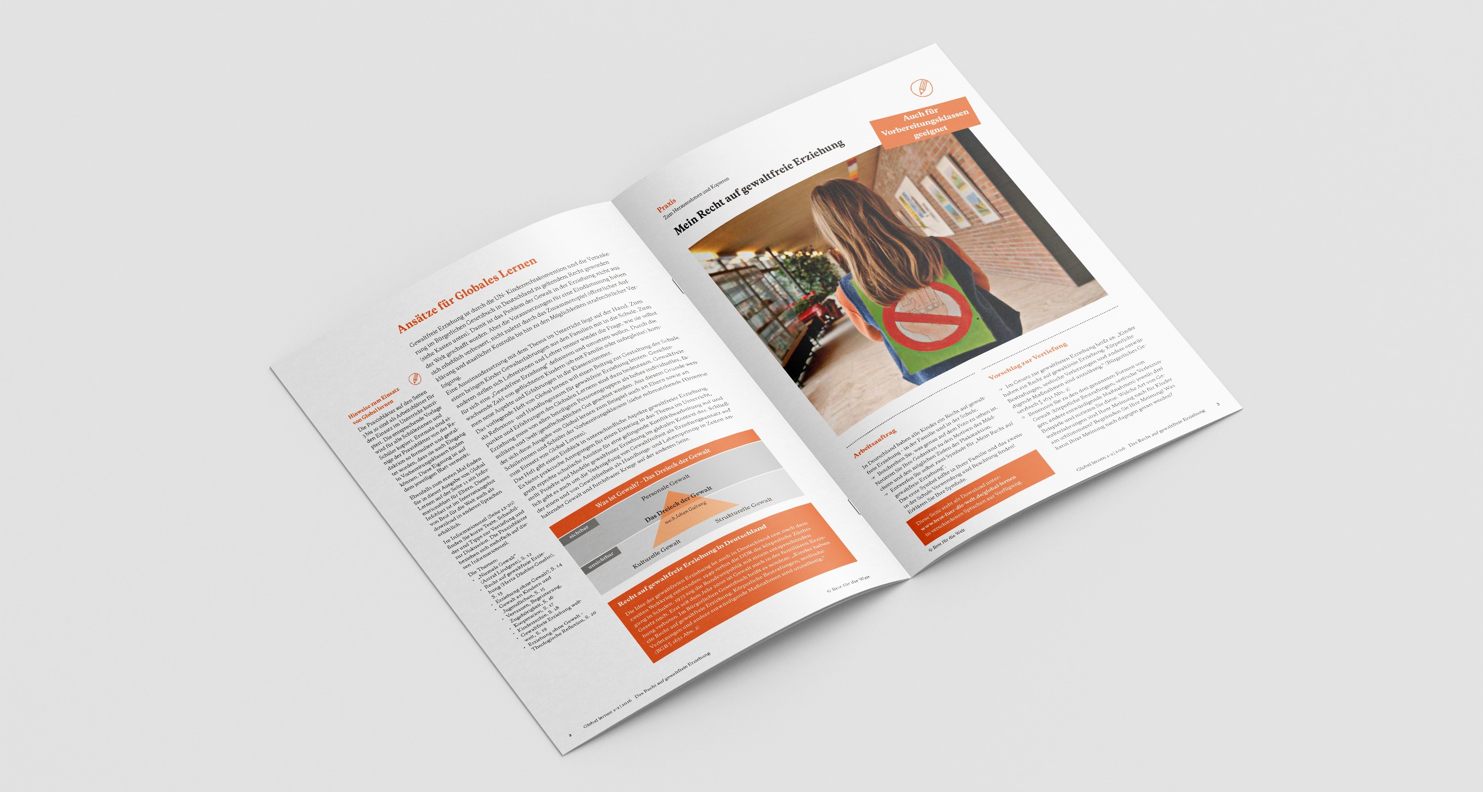 Global lernen: Gewaltfreie Erziehung