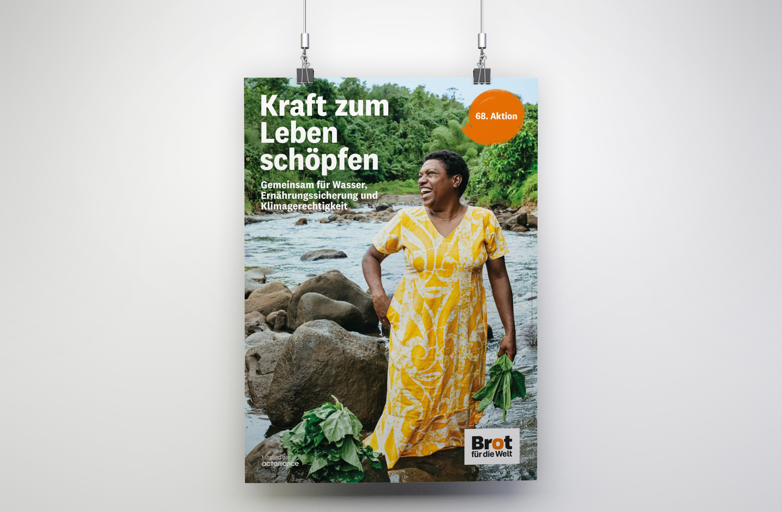 Plakat Foto „Kraft zum Leben schöpfen“ zur 68. Aktion