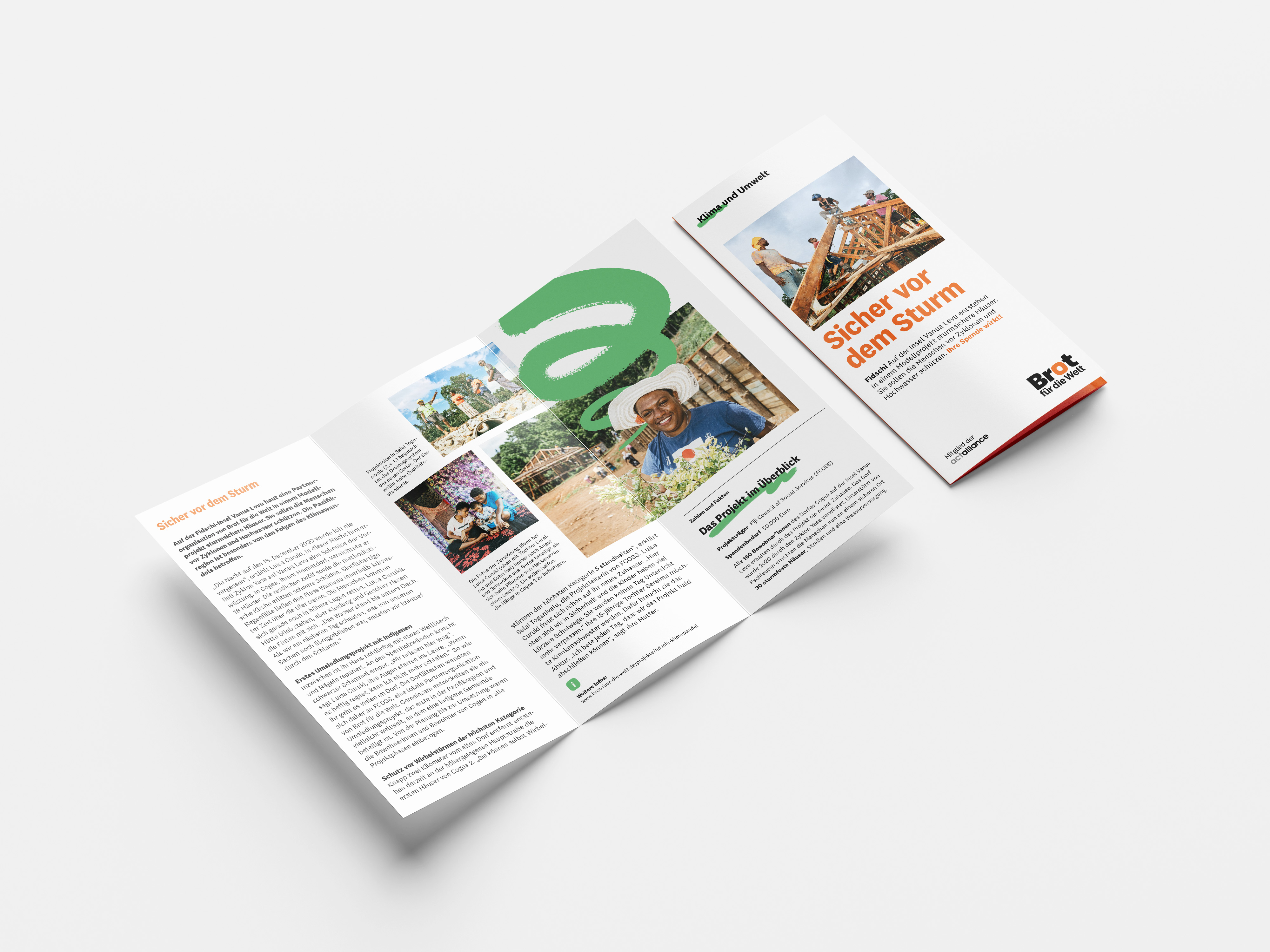 Fidschi: Sicher vor dem Sturm (Faltblatt Klima)