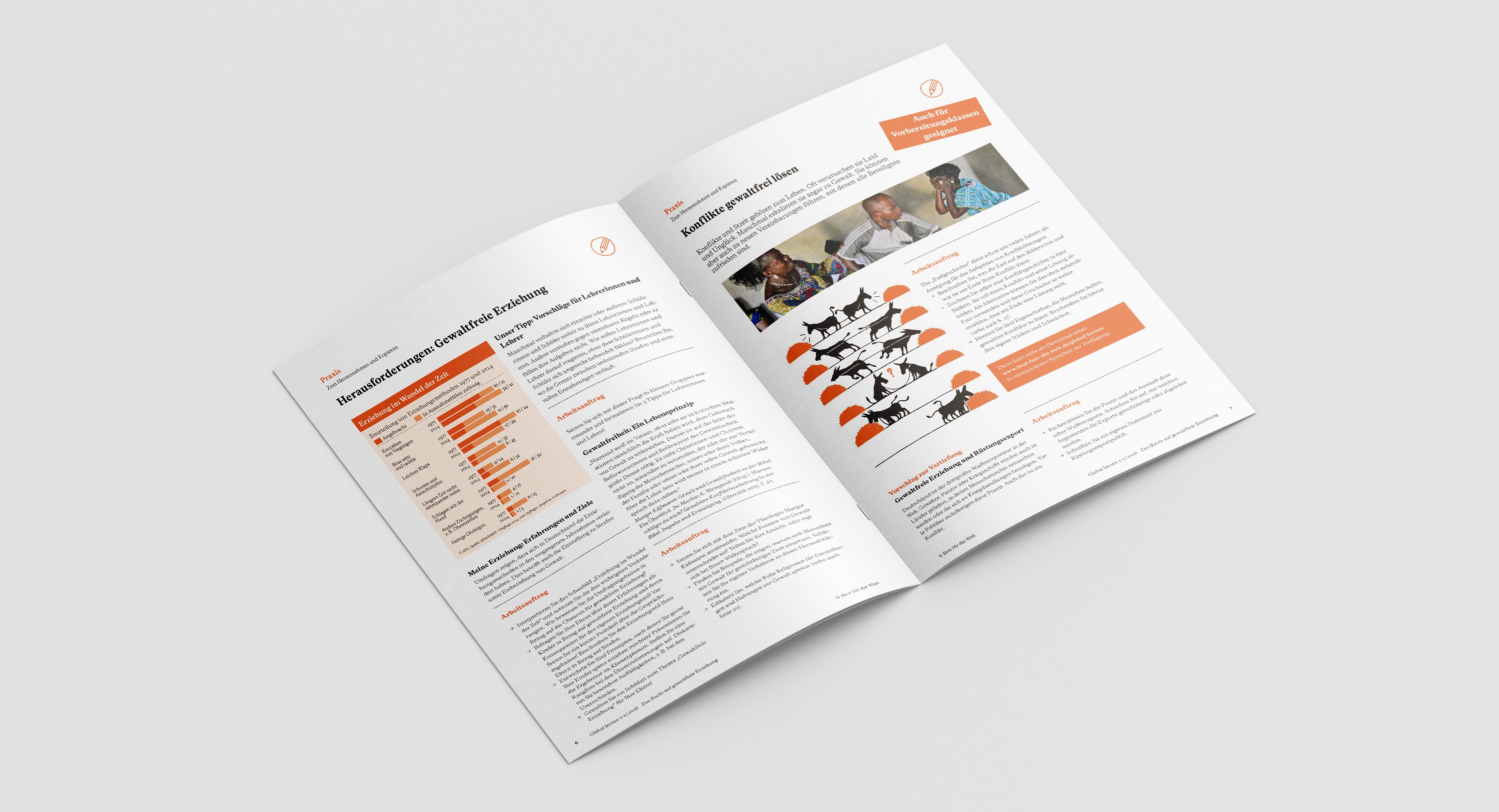 Global lernen: Gewaltfreie Erziehung