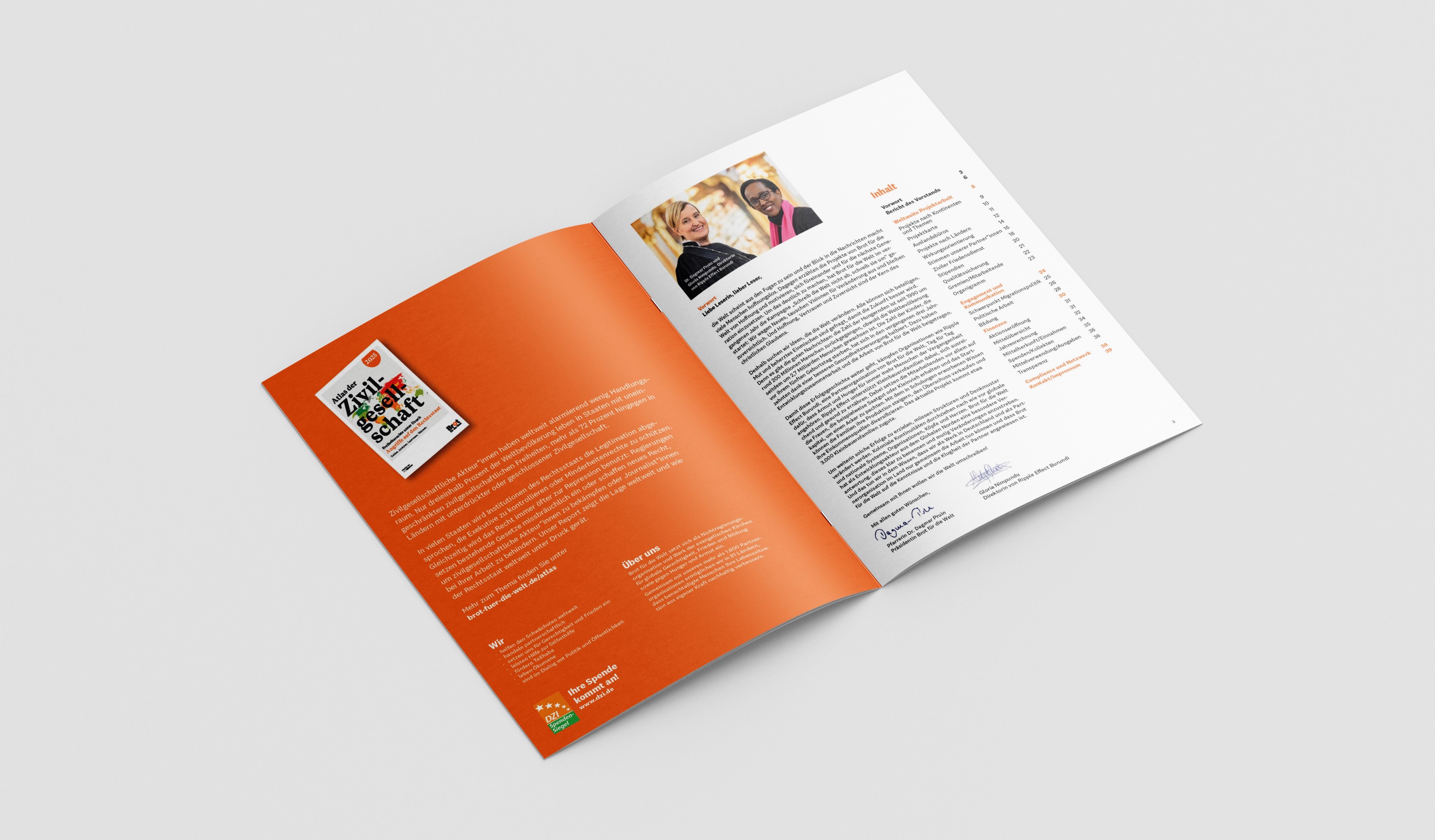 Jahresbericht Brot für die Welt 2024