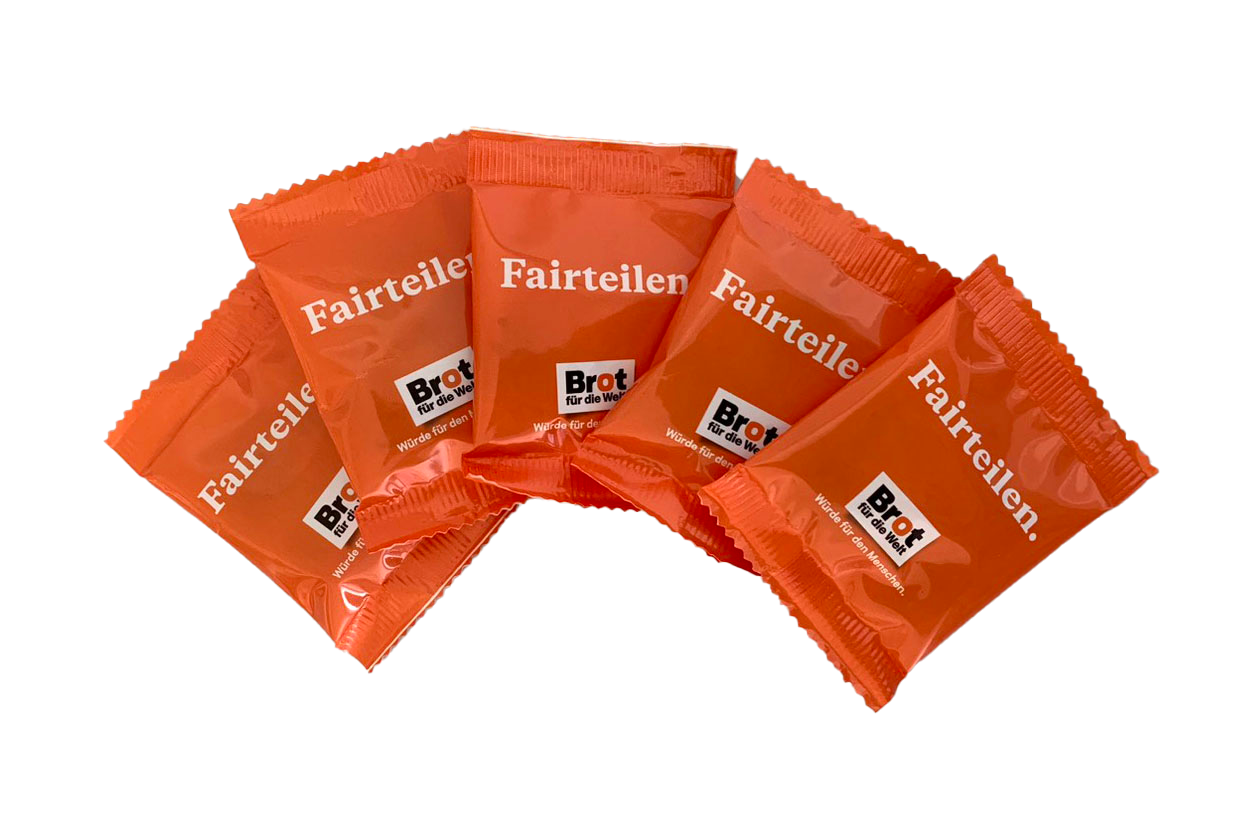 100er Pack Vegane Fruchtgummi-Bärchen „fairteilen“ 