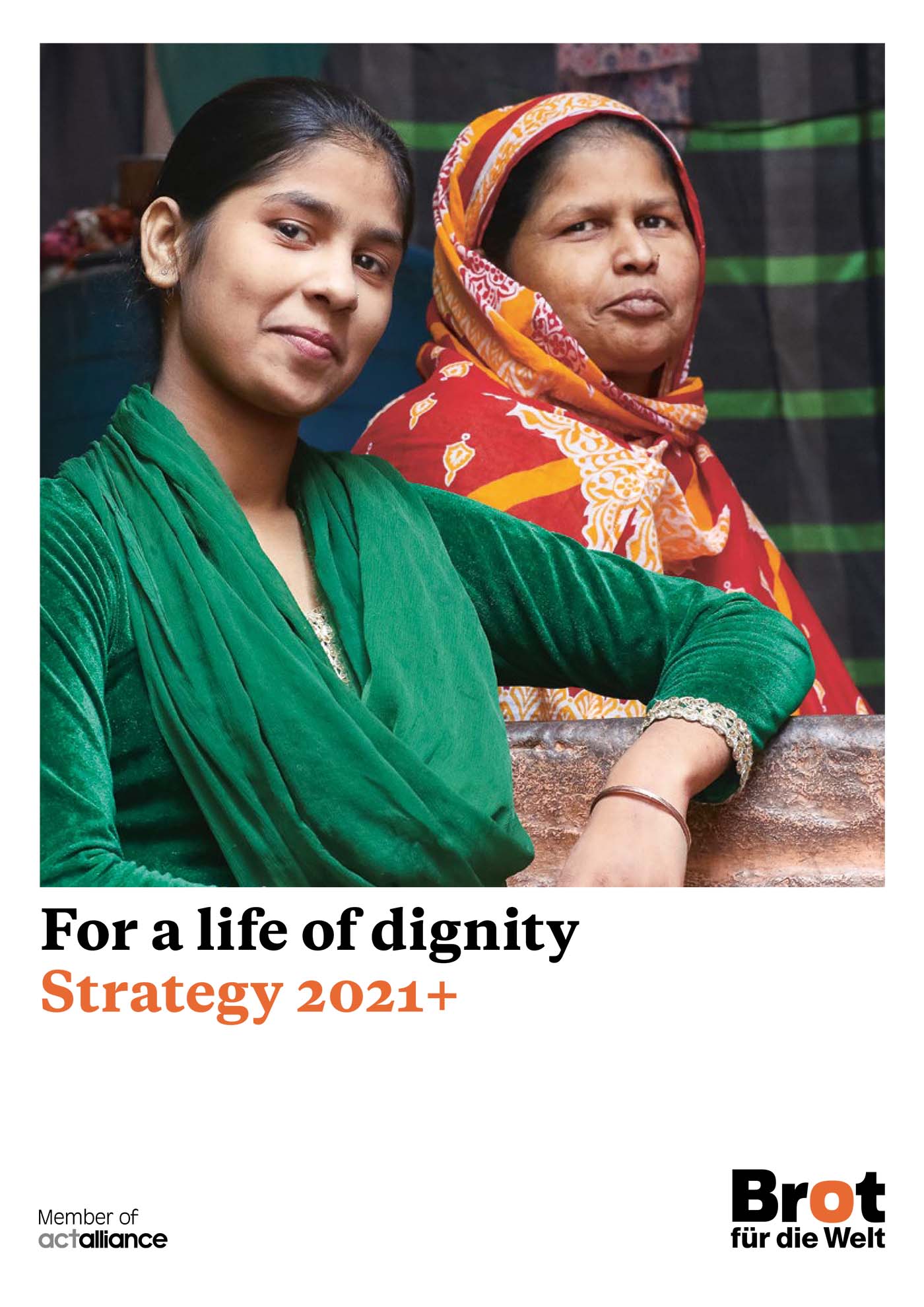 For a life of dignity - Strategy 2021+ (Strategiebroschüre Englisch)