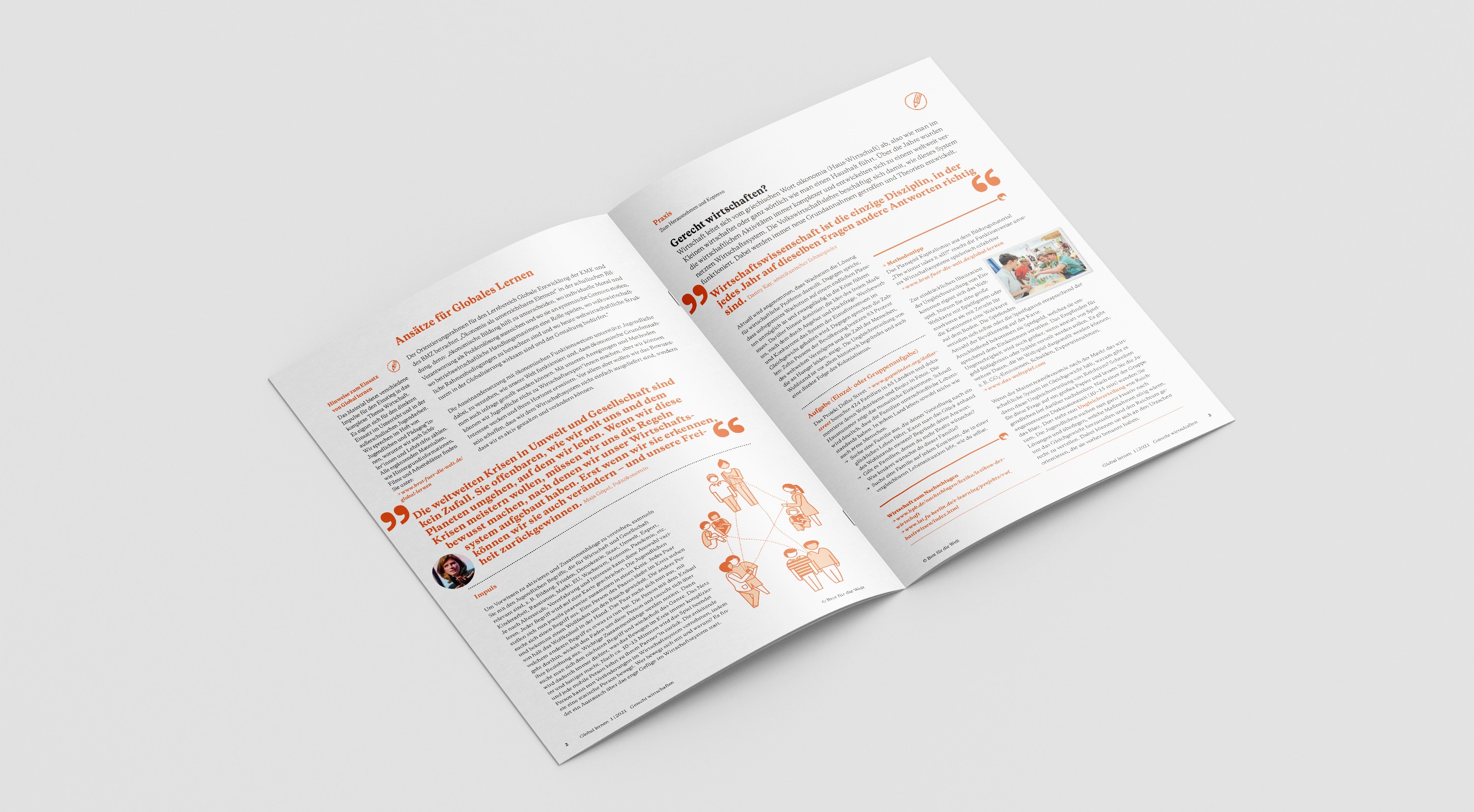 Global lernen: Gerecht wirtschaften 