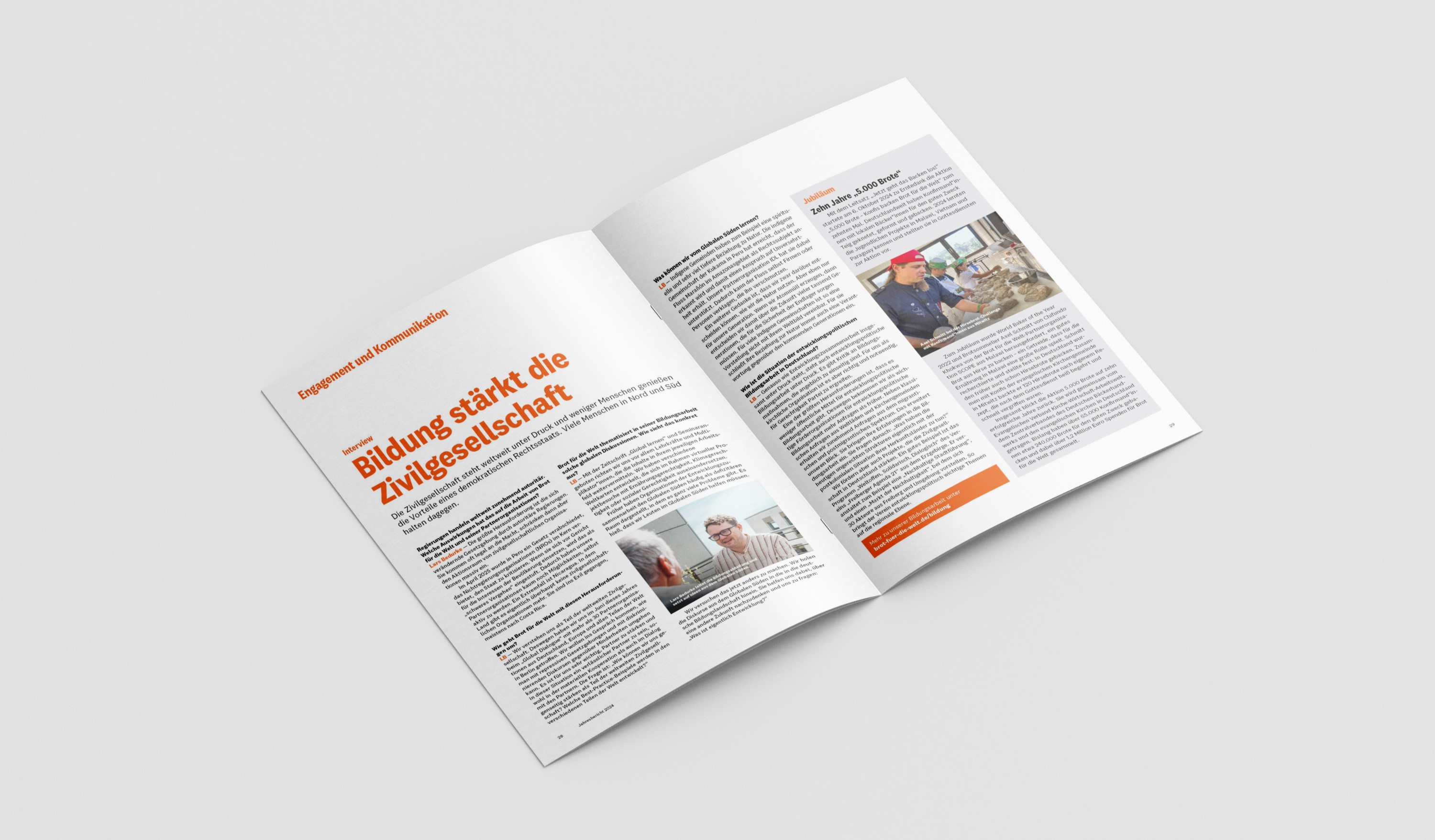 Jahresbericht Brot für die Welt 2024