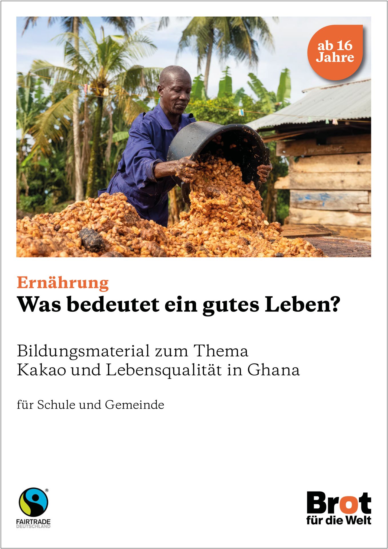 Bildungsmaterial Ghana Zur Weltkarte Ernährung | 151118080-Gha